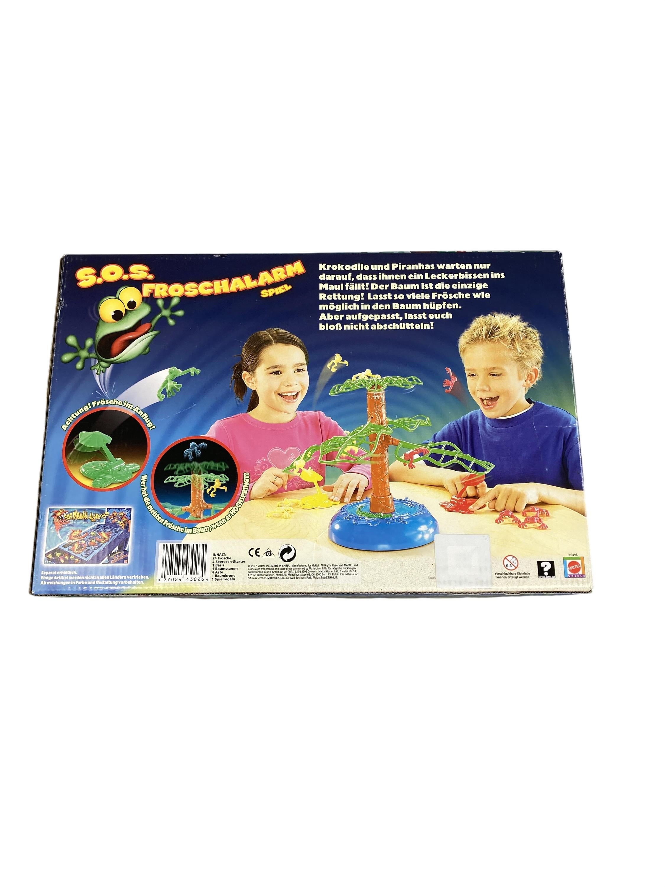 Brett- / Gesellschaftsspiele Spielen & Lernen S.O S. Froschalarm Mattel Rear Image Second Hand
