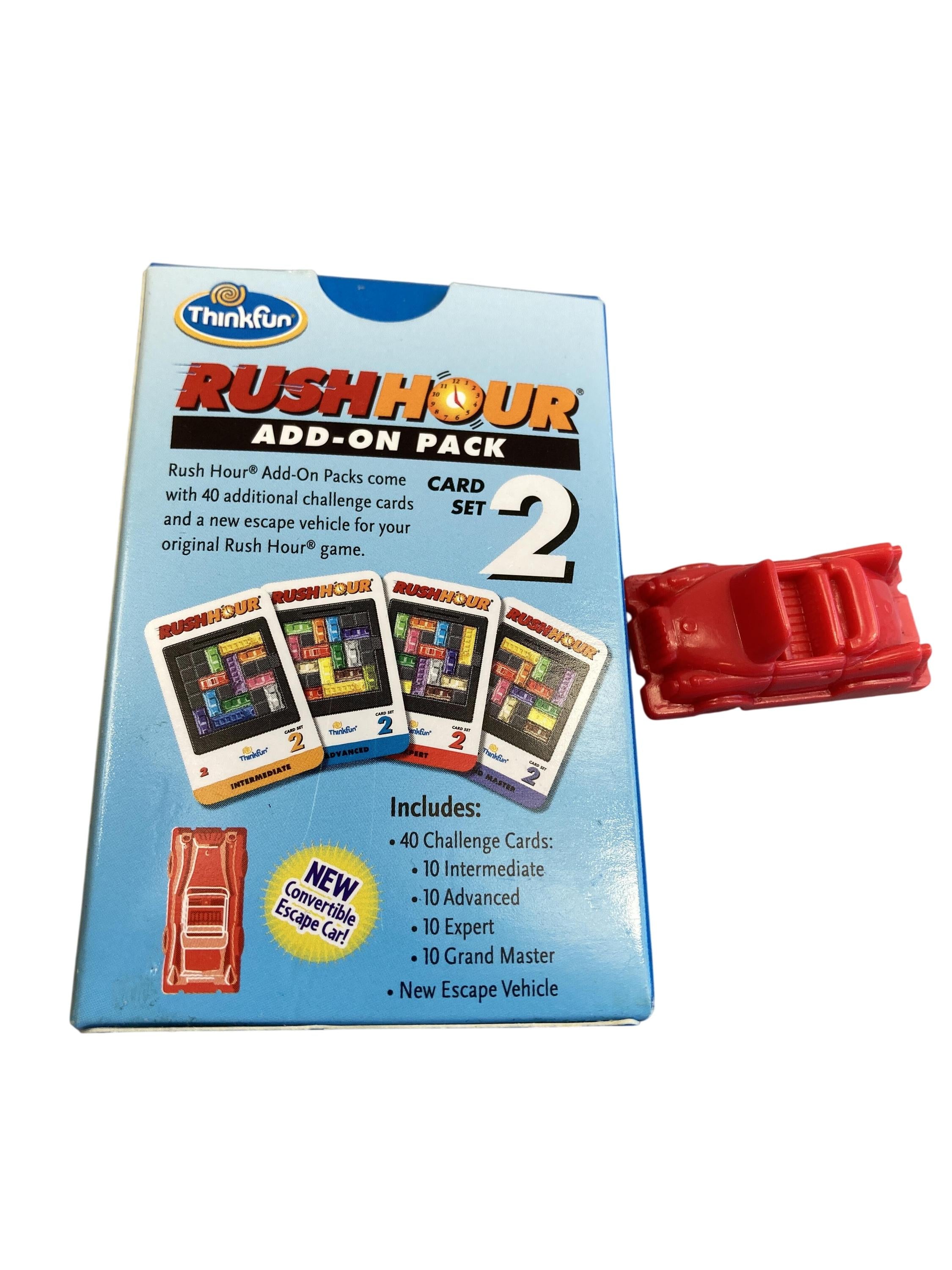 Kartenspiele Brett- / Gesellschaftsspiele Spielen & Lernen Rushhour AddOn Pack Card Set 2 Thinkfun Rear Image Second Hand