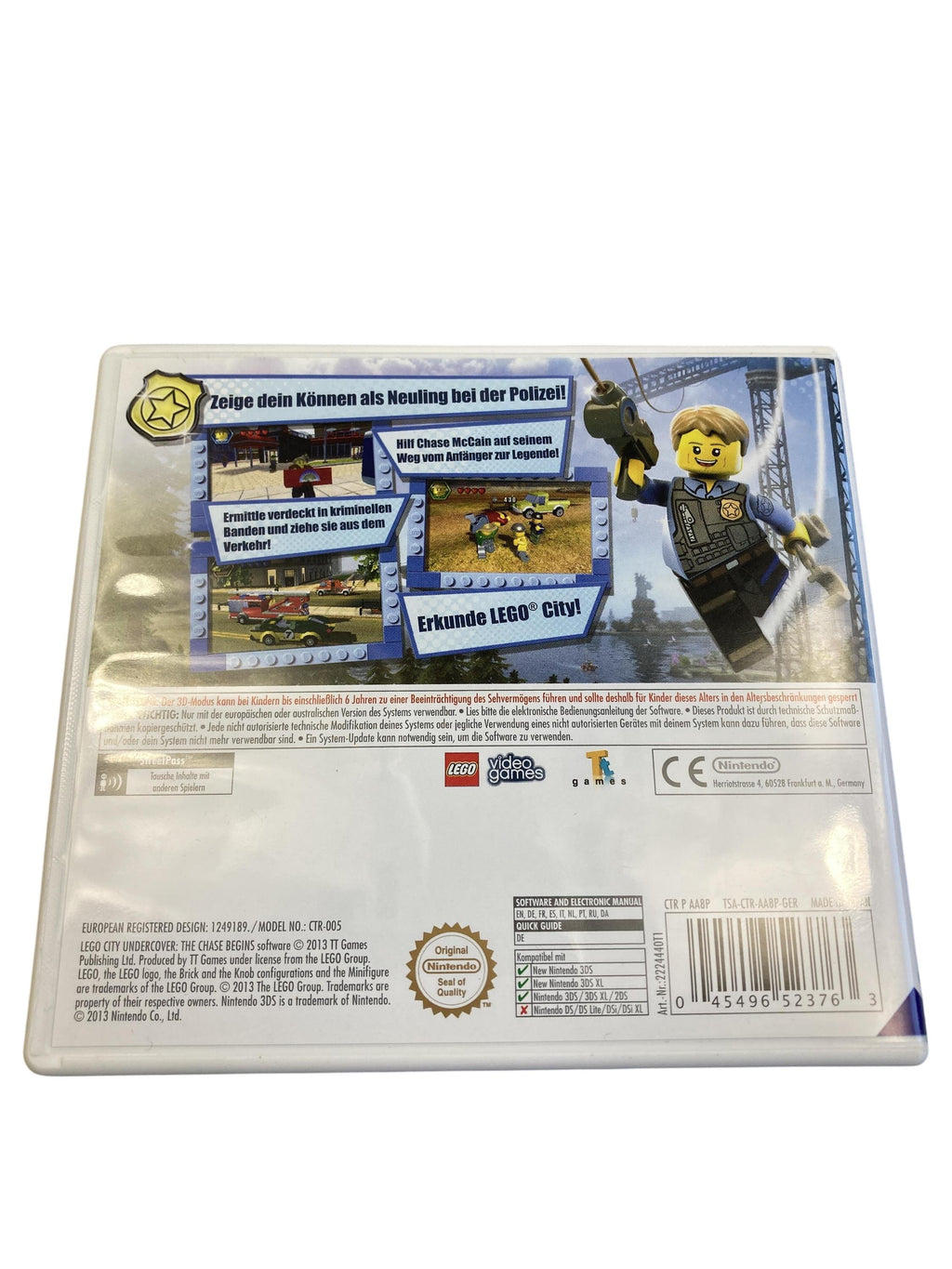Elektronikspielzeuge Unterwegs Lego City Undercover Nintendo Rear Image Second Hand