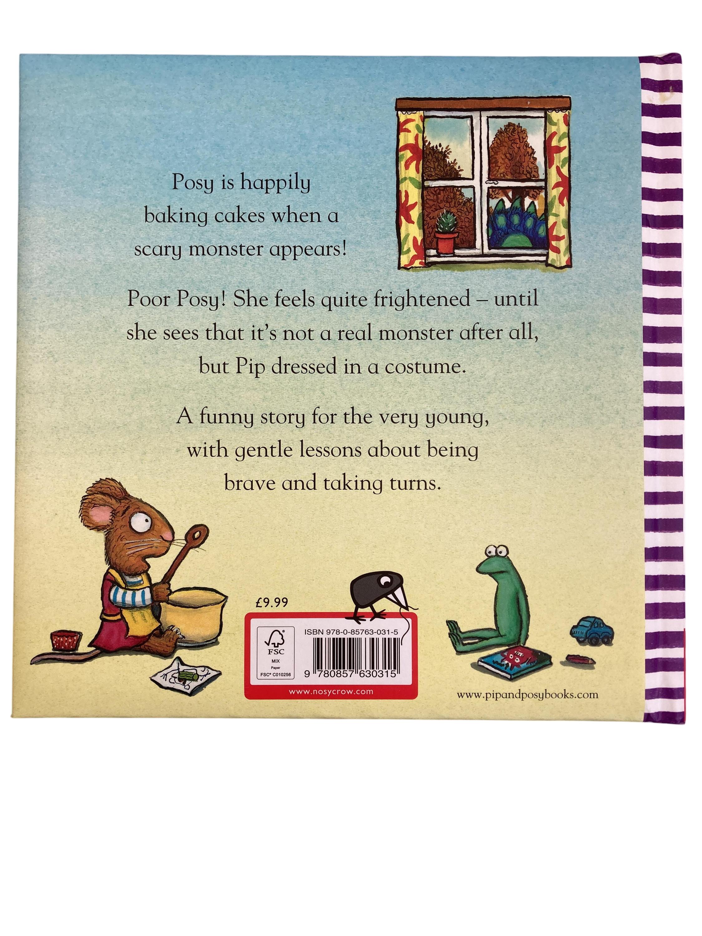 Kinderbücher Bücher Spielen & Lernen Pop and Posy - The Scary Monster Nosy Crow Rear Image Second Hand