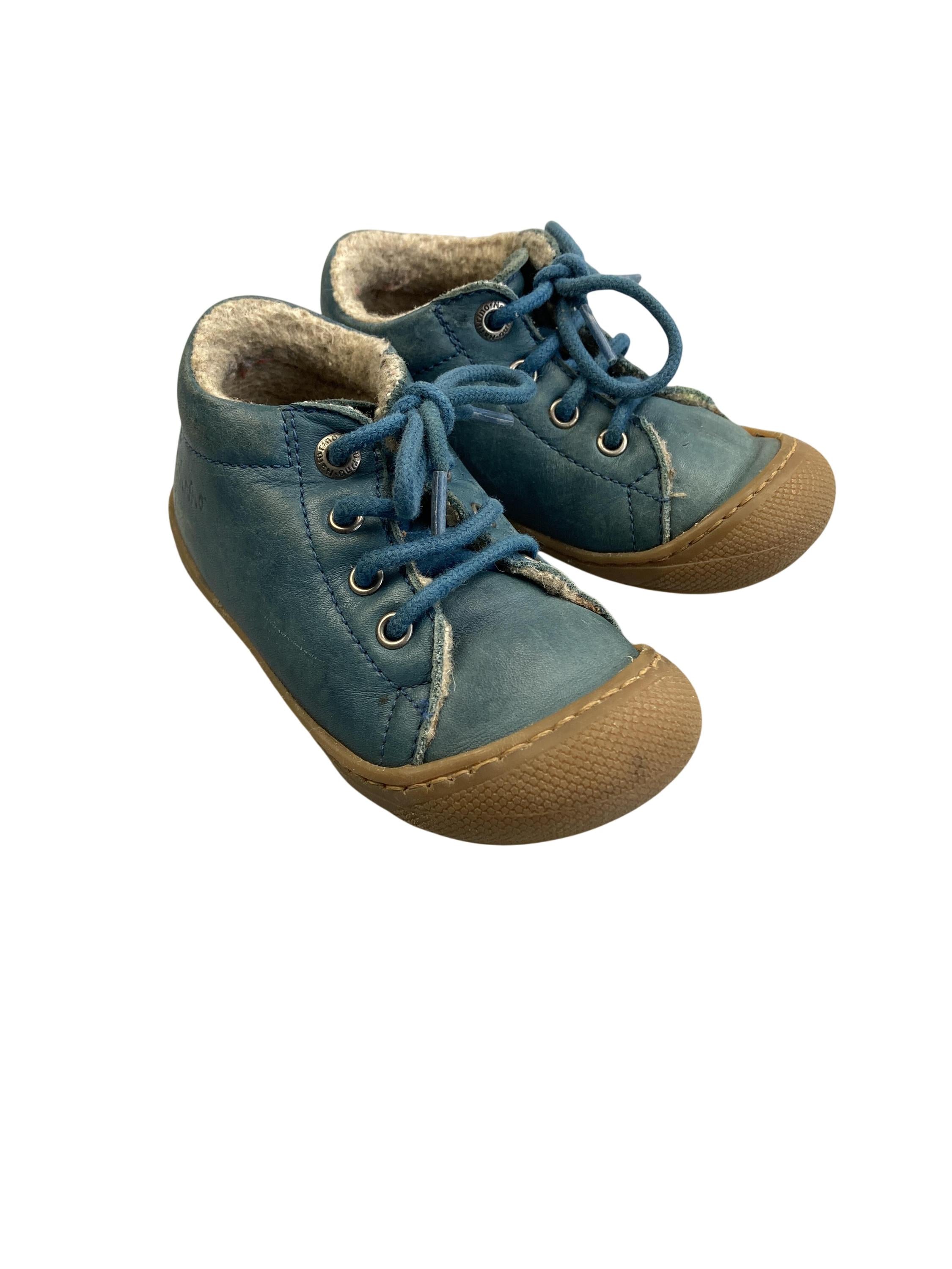 Feste Lauflernschuhe Lauflernschuhe Schuhe Lauflernschuhe gefüttert Naturino Rear Image Second Hand
