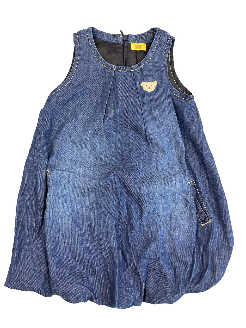 Kleider Kleider & Röcke Kleidung Jeanskleid Steiff Front Image Second Hand
