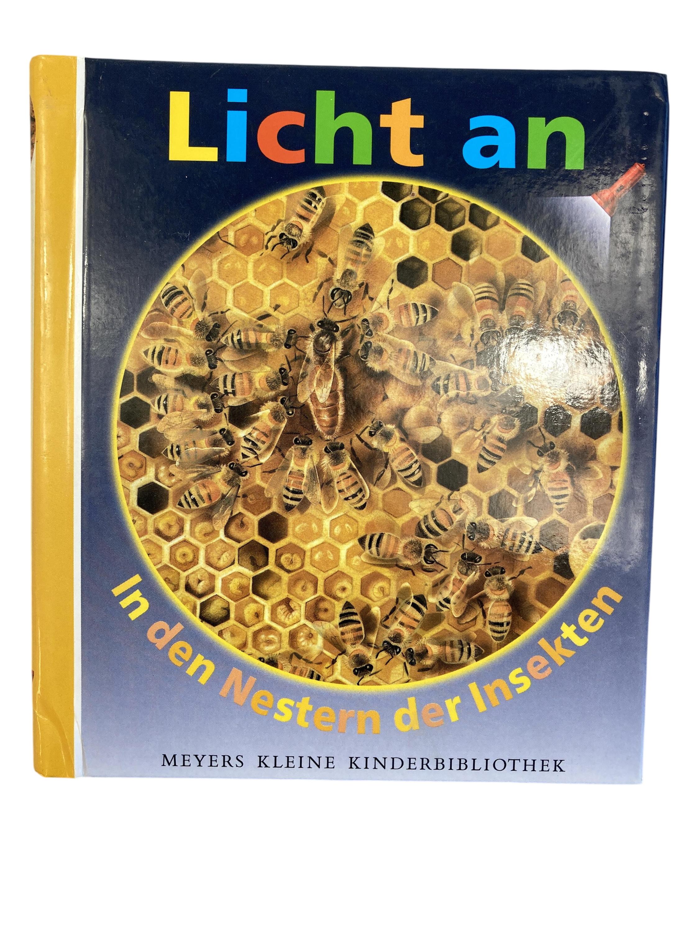 Kinderbücher Bücher Spielen & Lernen Licht an - In den Nestern der Insekten Meyers Lexikonverlag Front Image Second Hand