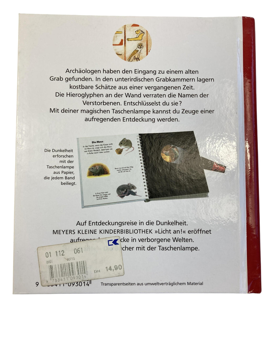 Kinderbücher Bücher Spielen & Lernen Licht an - Das ägyptische Grab Meyers Lexikonverlag Rear Image Second Hand
