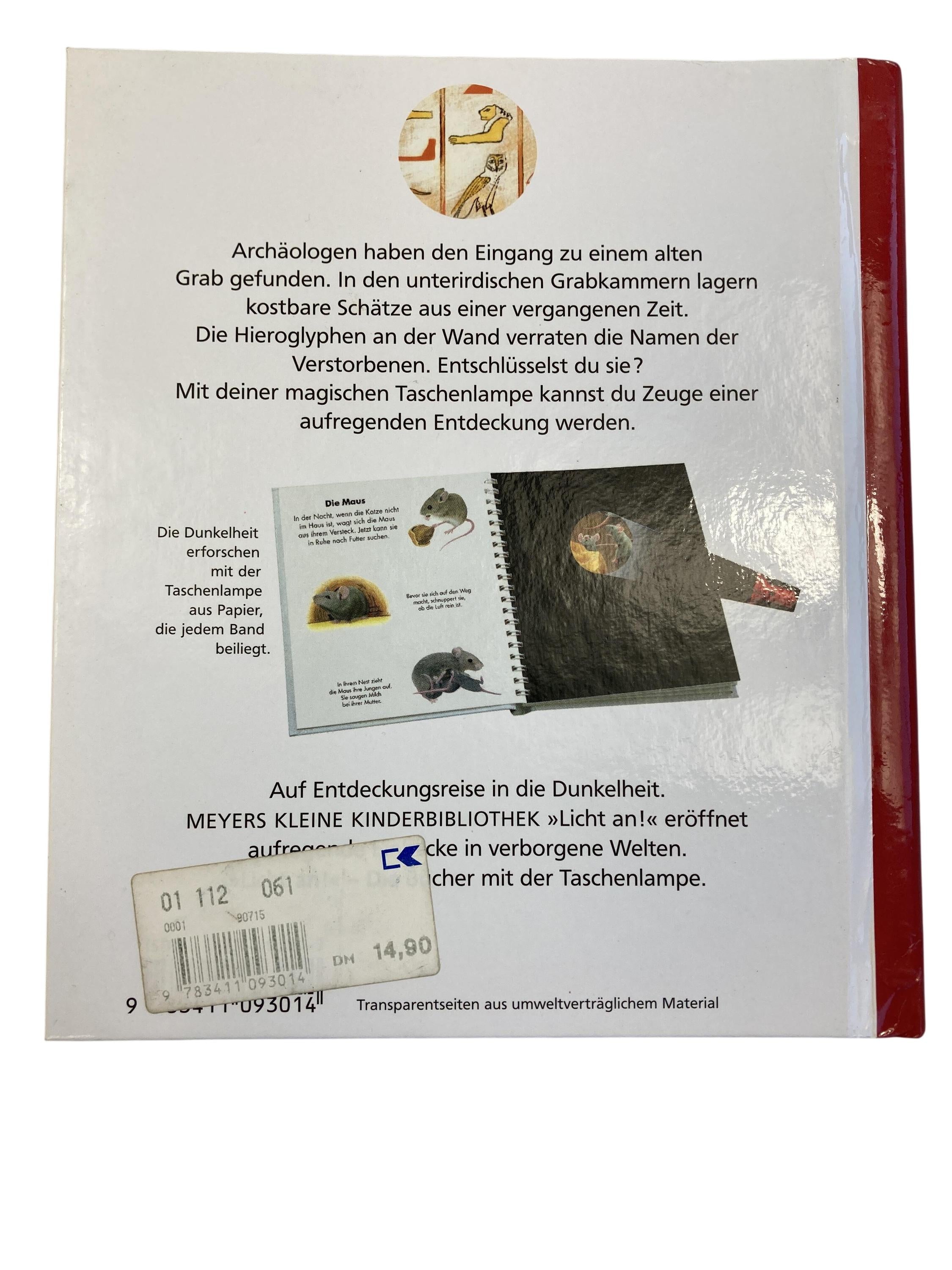 Kinderbücher Bücher Spielen & Lernen Licht an - Das ägyptische Grab Meyers Lexikonverlag Rear Image Second Hand