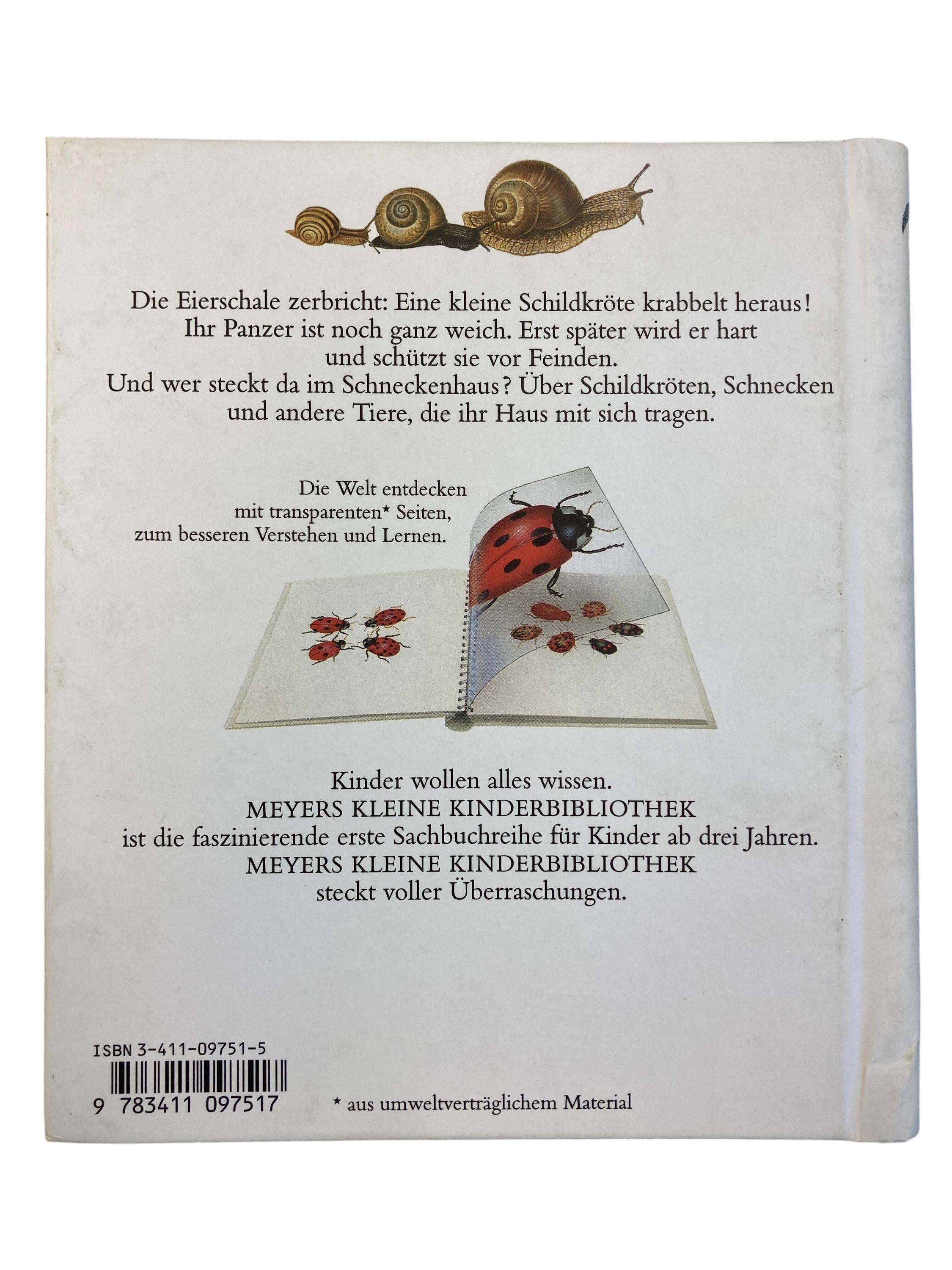 Kinderbücher Bücher Spielen & Lernen Die Schildkröte Meyers Lexikonverlag Rear Image Second Hand