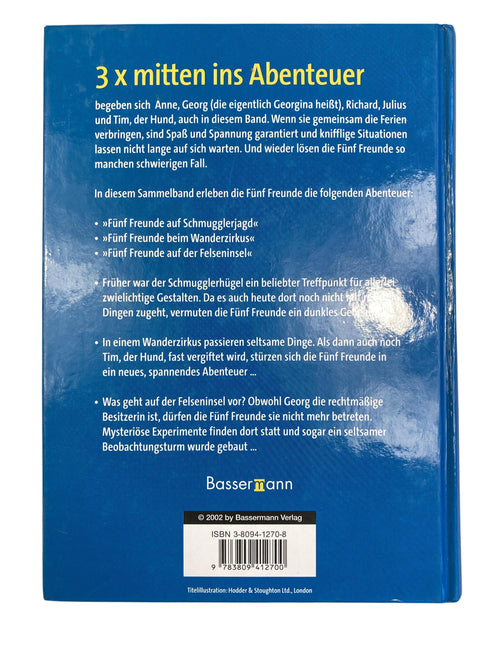 Kinderbücher Bücher Spielen & Lernen Fünf Freunde - Die spannendsten Abenteuer Bassermann Rear Image Second Hand