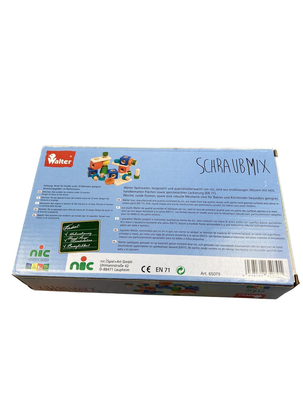Holzspielzeuge Spielen & Lernen Schraubmix Walter  Rear Image Second Hand