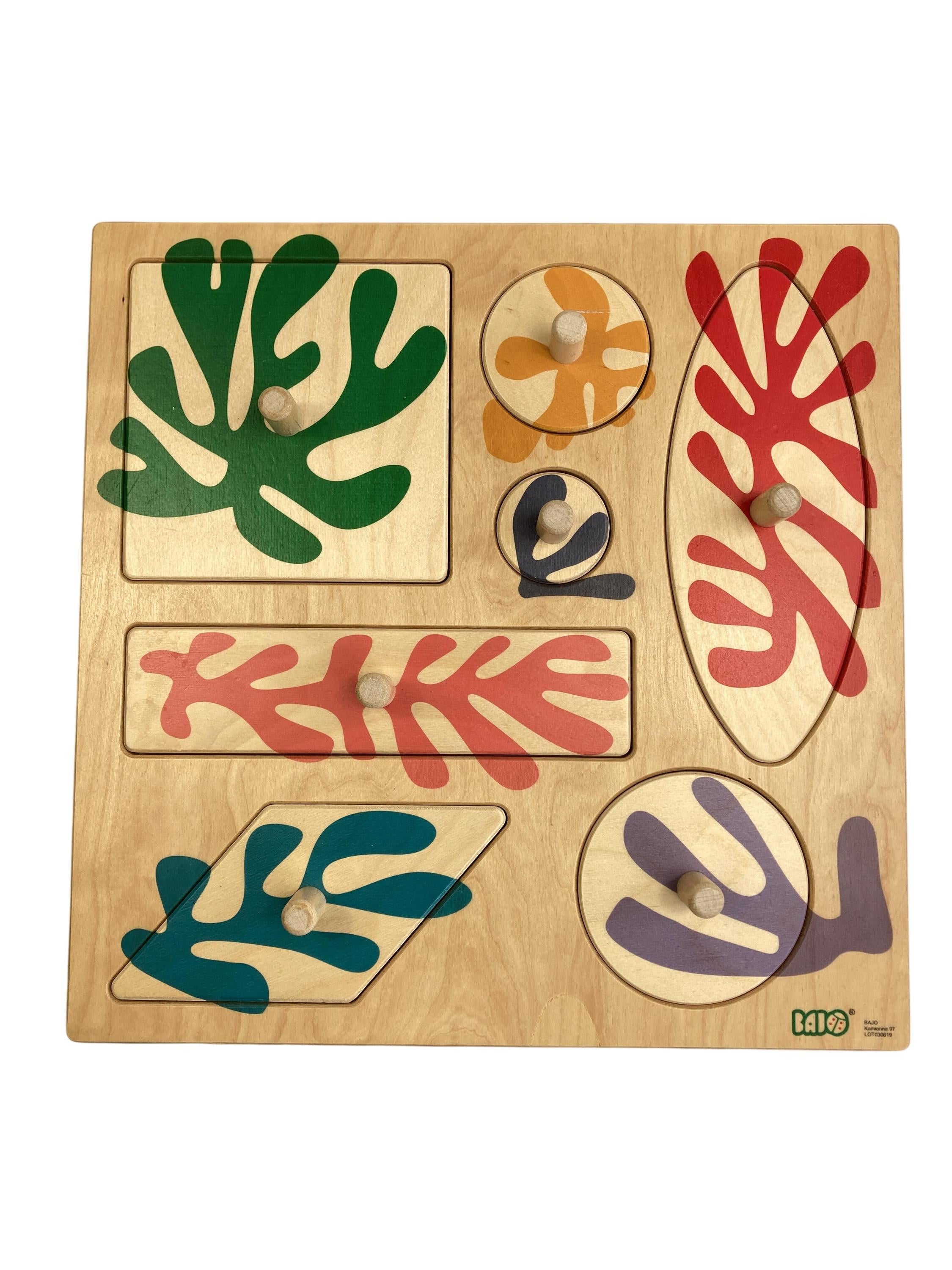 Holzpuzzles Holzspielzeuge Spielen & Lernen Holzpuzzle BAJO Front Image Second Hand
