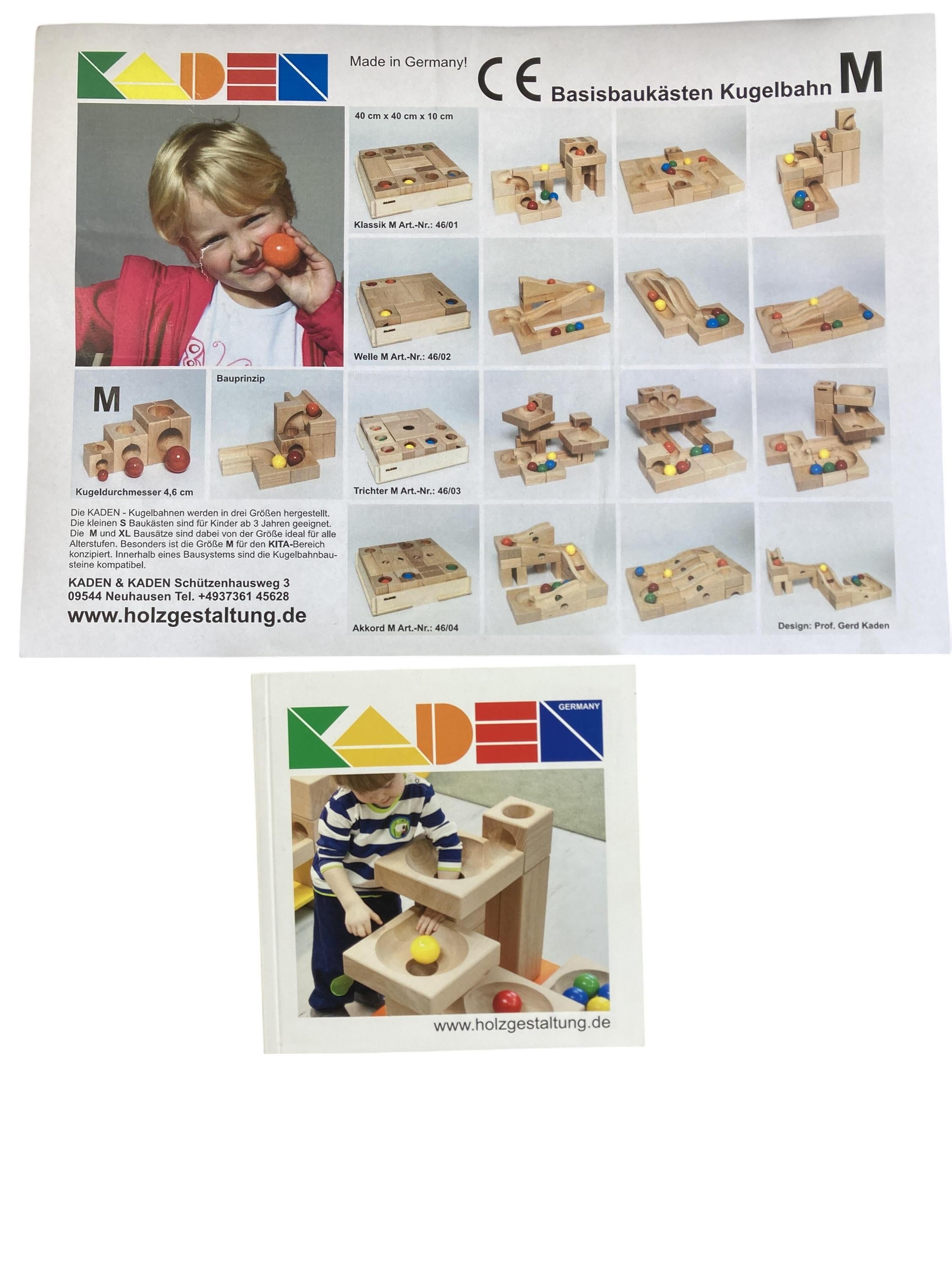 Kugelbahnen Holzspielzeuge Spielen & Lernen Kugelbahn Basisbaukasten Kaden Label Image Second Hand