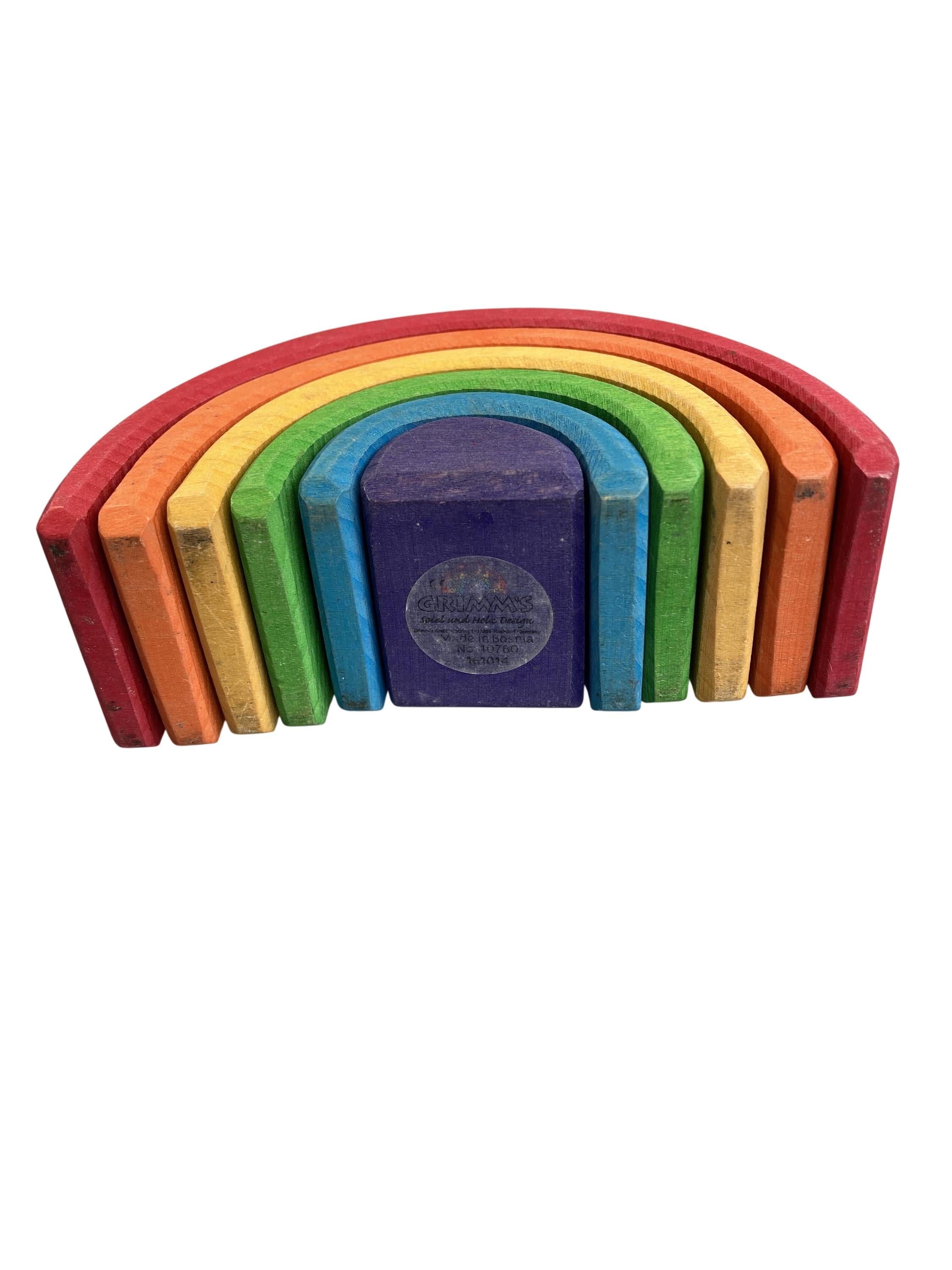 Holzspielzeuge Spielen & Lernen Kleiner Regenbogen Grimms Rear Image Second Hand