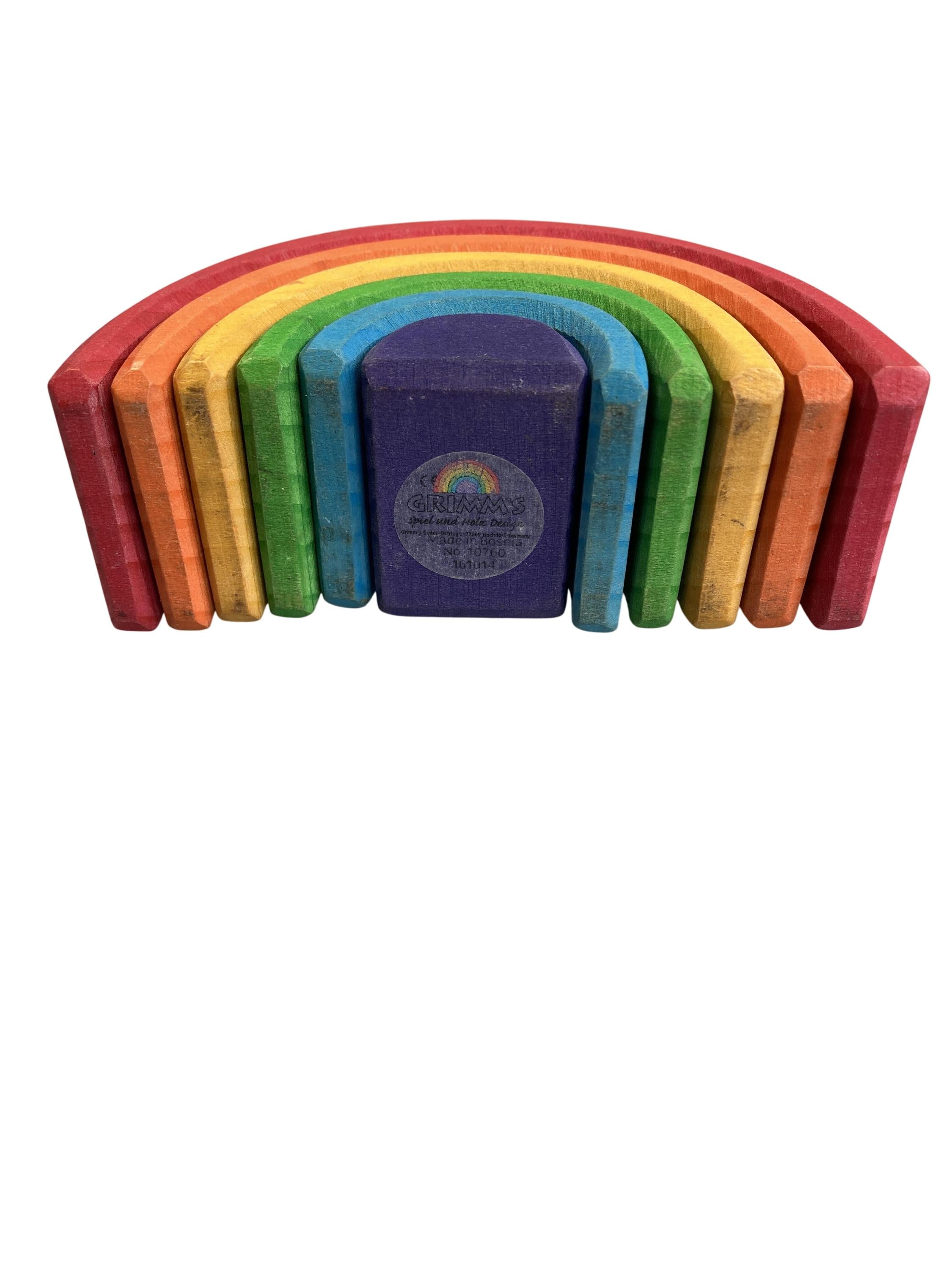 Holzspielzeuge Spielen & Lernen Kleiner Regenbogen Grimms Rear Image Second Hand