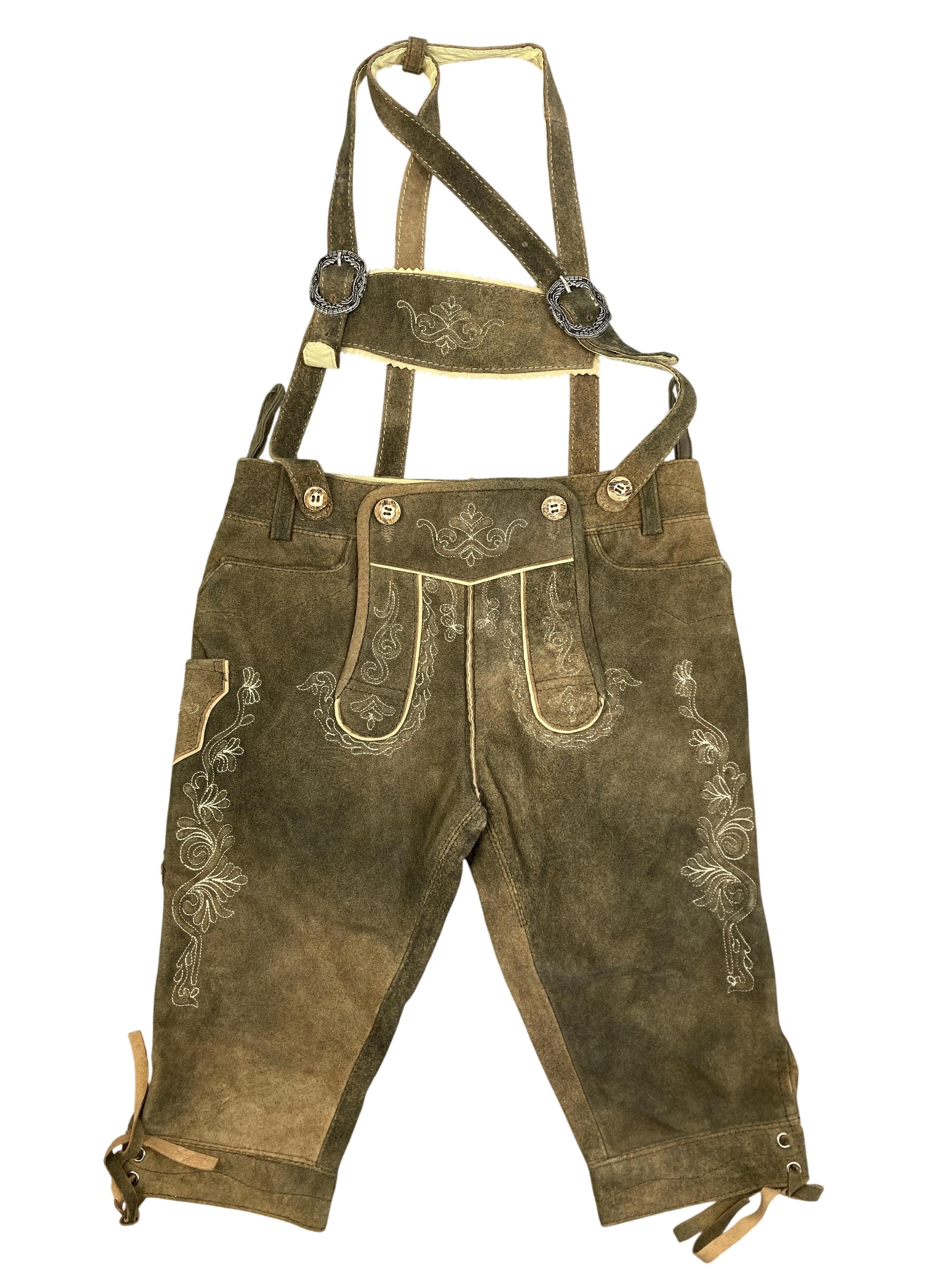 Lederhosen Hosen & Jeans Kleidung Trachten Lederhose Moser Trachten Front Image Second Hand