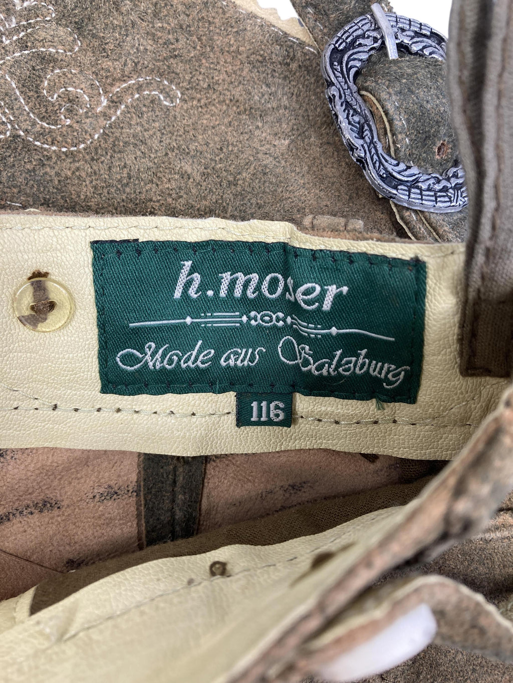 Lederhosen Hosen & Jeans Kleidung Trachten Lederhose Moser Trachten Label Image Second Hand