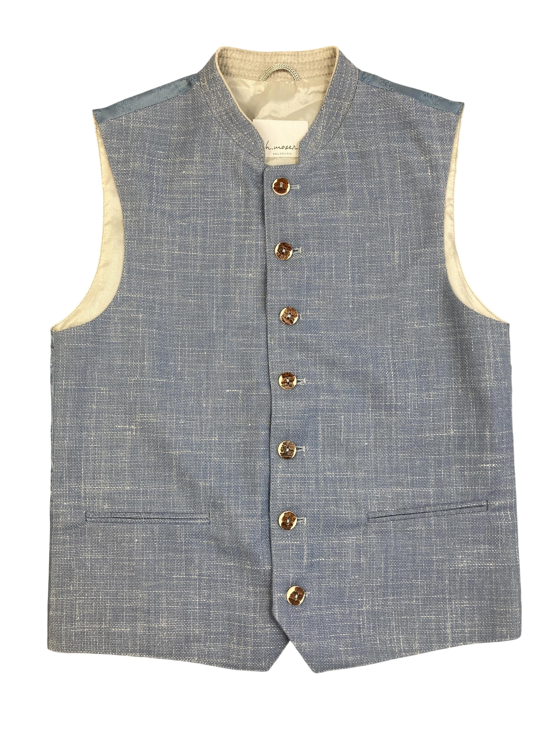 Westen Jacken & Westen Kleidung Trachtenweste Moser Trachten Front Image Second Hand