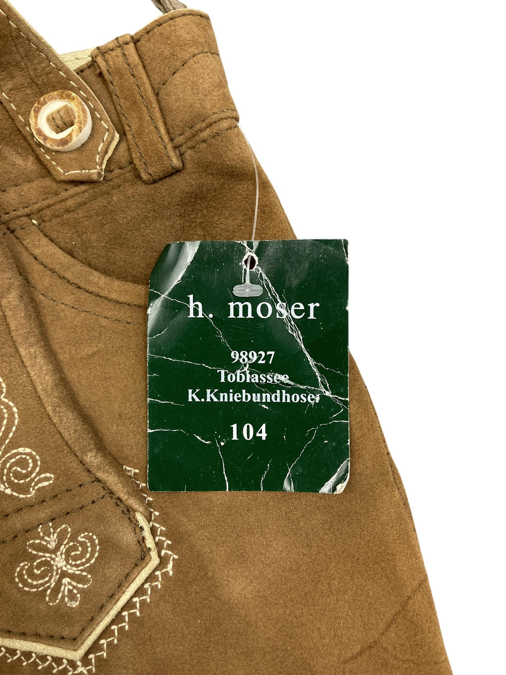 Lederhosen Hosen & Jeans Kleidung Kniebundlederhose Moser Trachten Label Image Second Hand