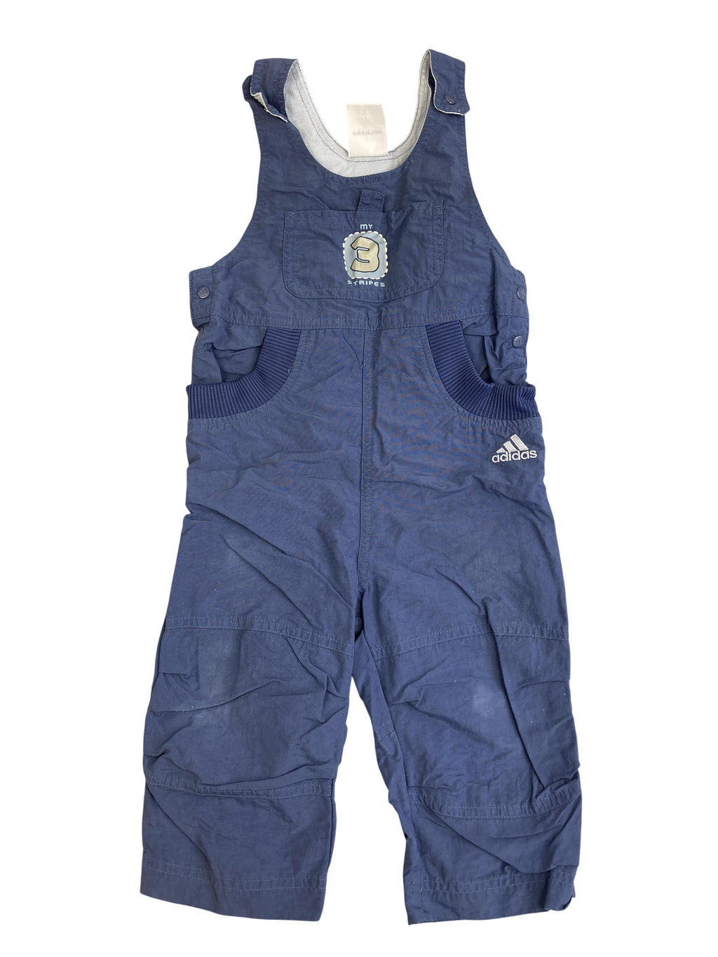 Latzhosen Hosen & Jeans Kleidung Latzhose Adidas Front Image Second Hand