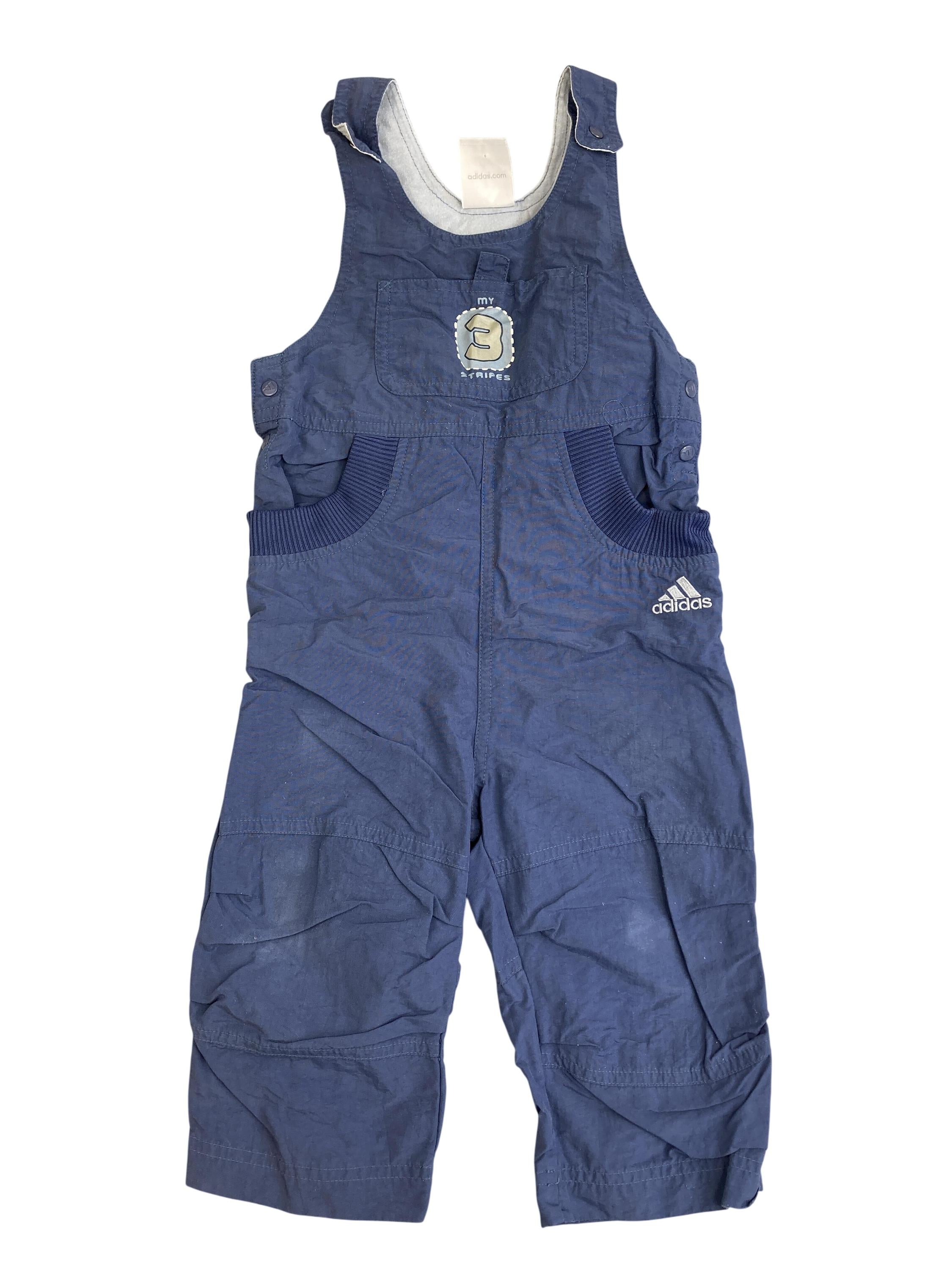 Latzhosen Hosen & Jeans Kleidung Latzhose Adidas Front Image Second Hand