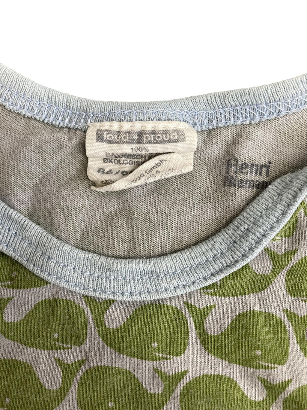 Kurzarm Body Unterwäsche & Bodies Kleidung Kurzarm Body Loud + Proud Label Image Second Hand