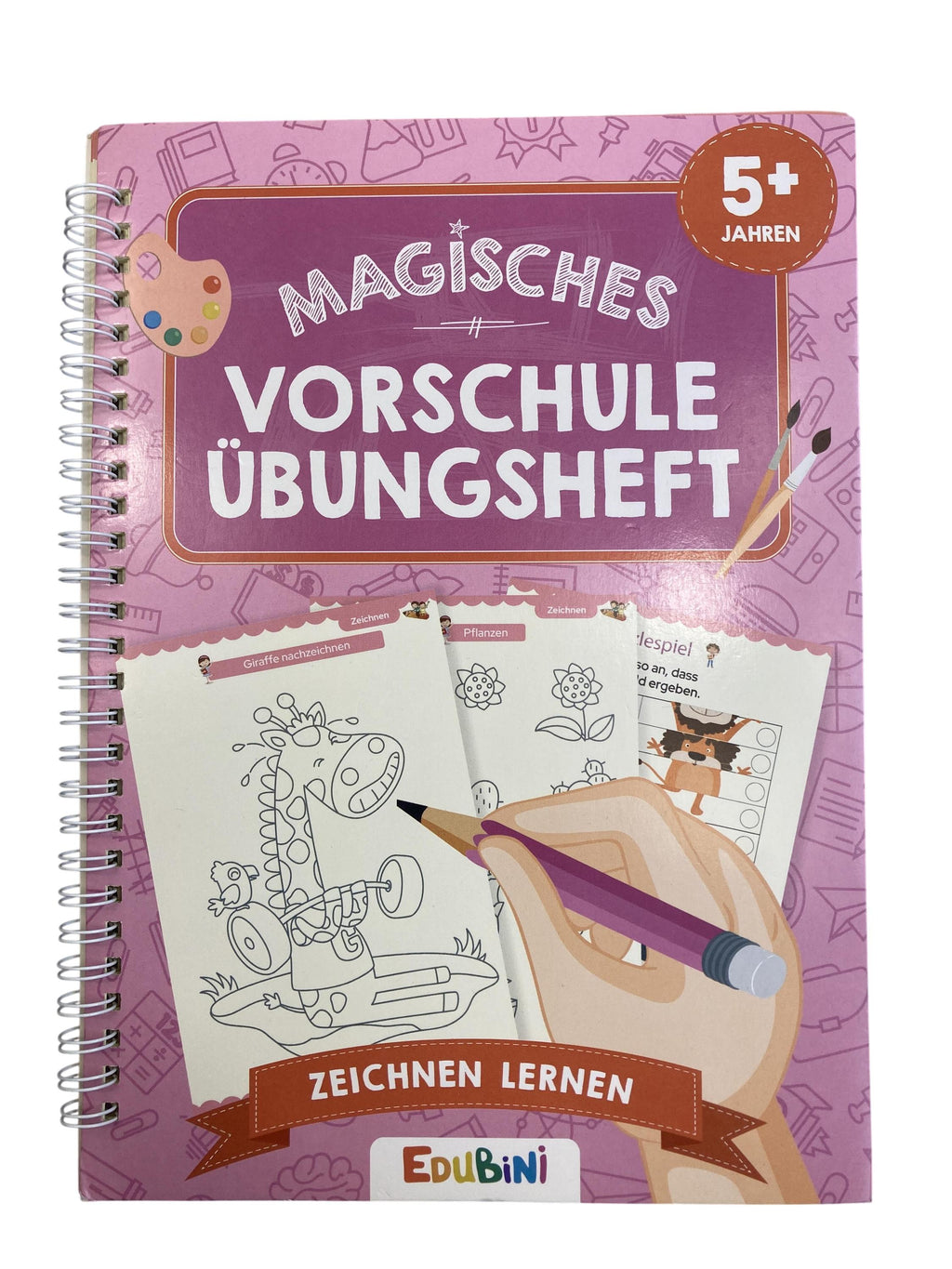 Hefte Schreiben, Malen & Basteln Spielen & Lernen Magisches  Vorschule Übungsheft - Zeichnen lernen Edubini Front Image Second Hand