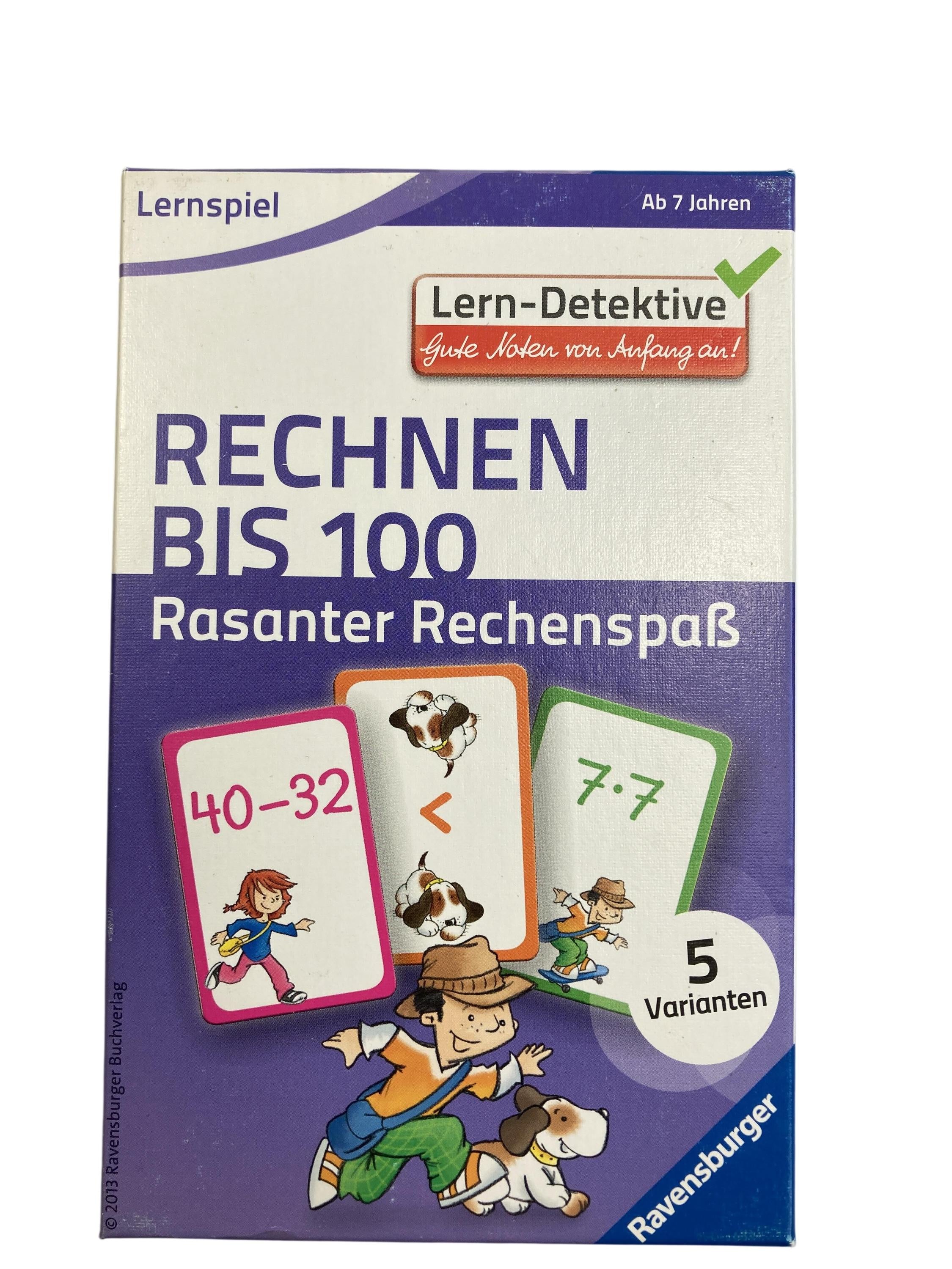 Lernspielzeuge Lernspielzeuge Spielen & Lernen Rechnen bis 100 - Rasanter Rechenspaß Ravensburger Front Image Second Hand