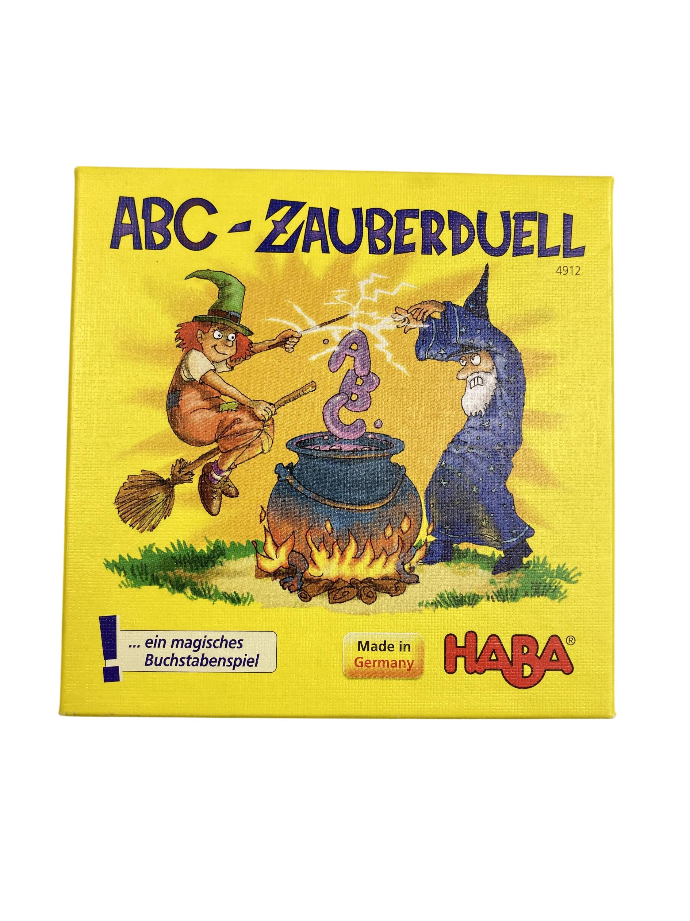 Kartenspiele Brett- / Gesellschaftsspiele Spielen & Lernen ABC Zauberduell Haba Front Image Second Hand