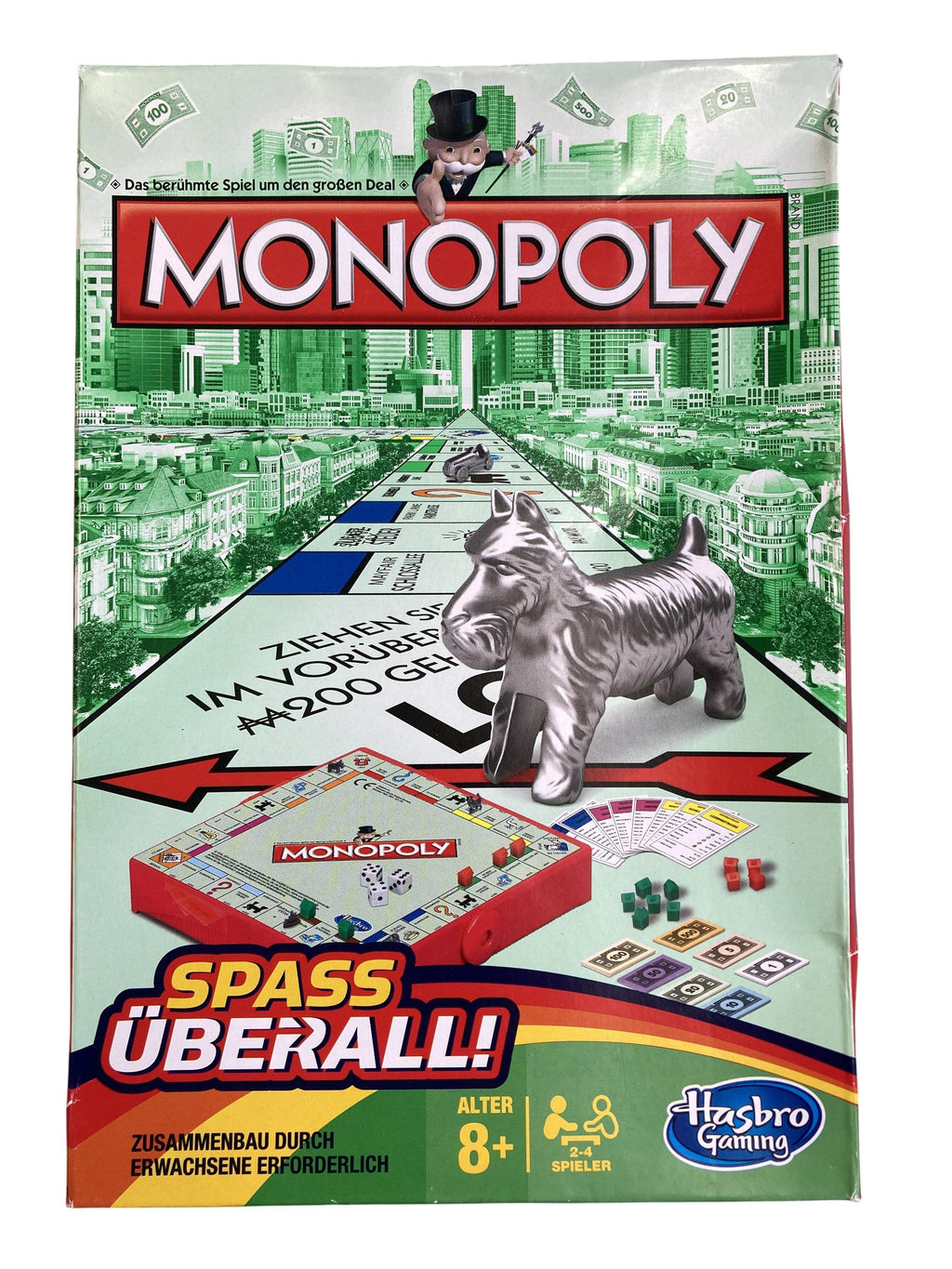 Brettspiele Brett- / Gesellschaftsspiele Spielen & Lernen Reise Monopoly Hasbro Front Image Second Hand