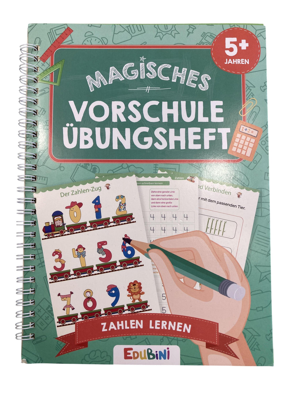 Hefte Schreiben, Malen & Basteln Spielen & Lernen Magisches  Vorschule Übungsheft - Zahlen lernen Edubini Front Image Second Hand