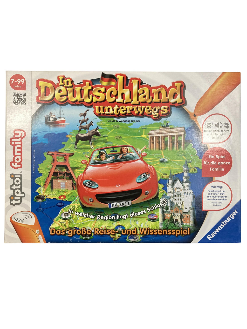 TipToi Spiele TipToi Spielen & Lernen In Deutschland unterwegs Ravensburger Front Image Second Hand