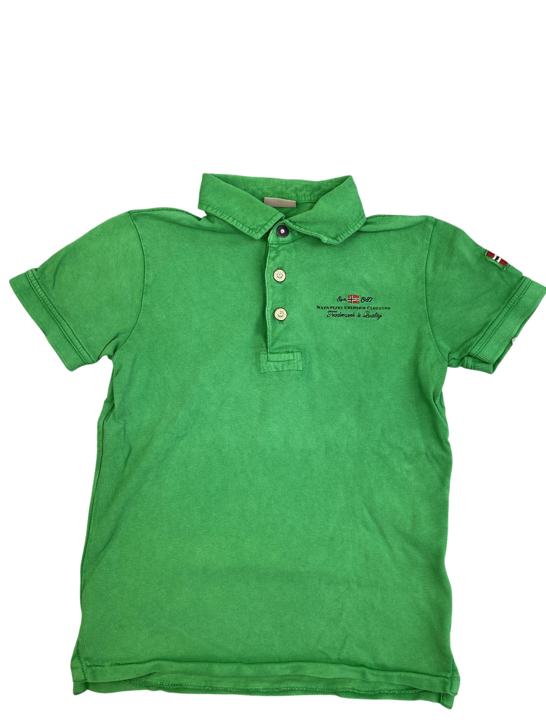 T-Shirts T-Shirts & Tops Kleidung Polo Shirt Napapijri Front Image Second Hand