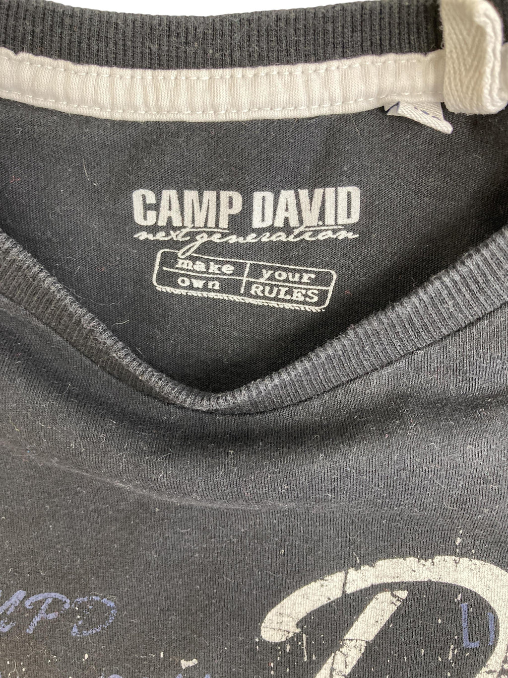 Langarmshirts Longsleeves & Shirts Kleidung Langarmshirt Camp David Label Image Second Hand