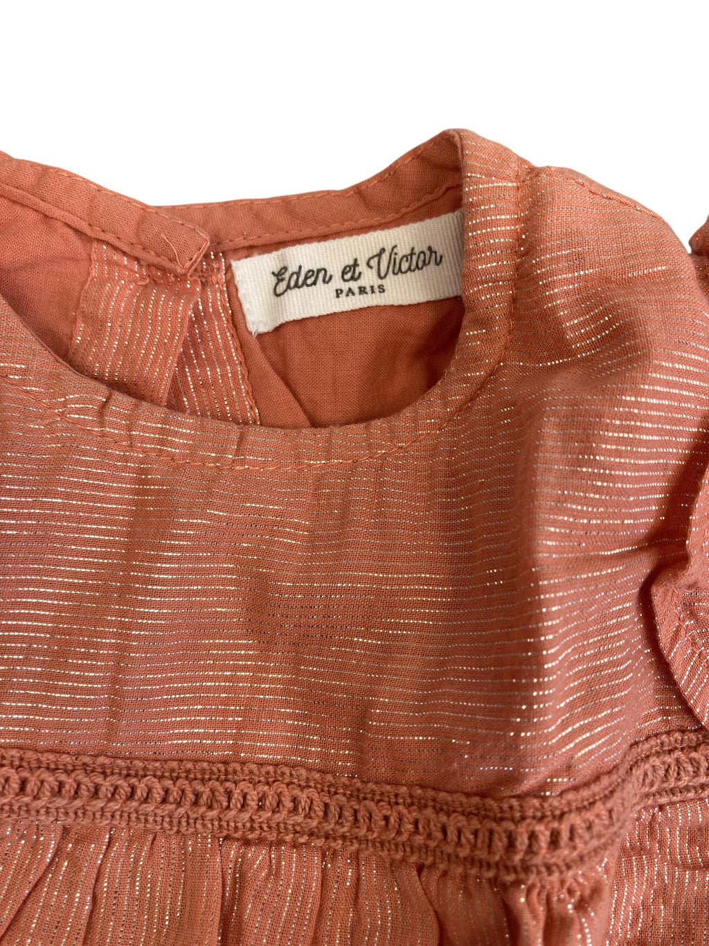 Lanarmkleider Kleider Kleider & Röcke Kleidung Kleid Langarm Glitzer Eden et Victor Label Image Second Hand