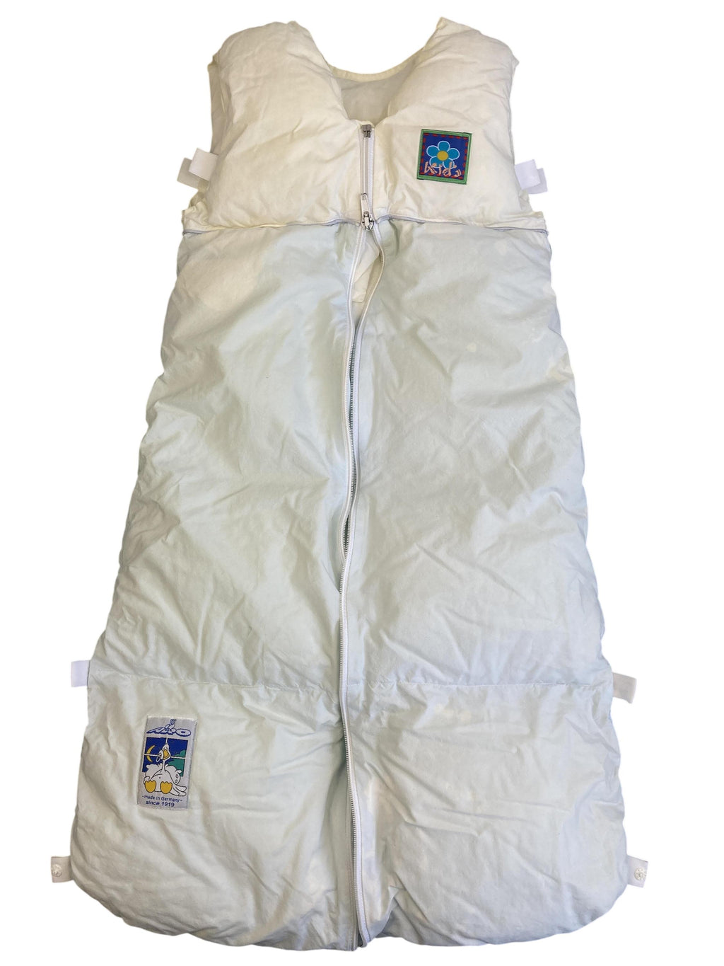 Schlafsack Schlafsäcke & Strampelsäcke Kleidung Schlafsack Daunen Baby Aro Artländer Front Image Second Hand