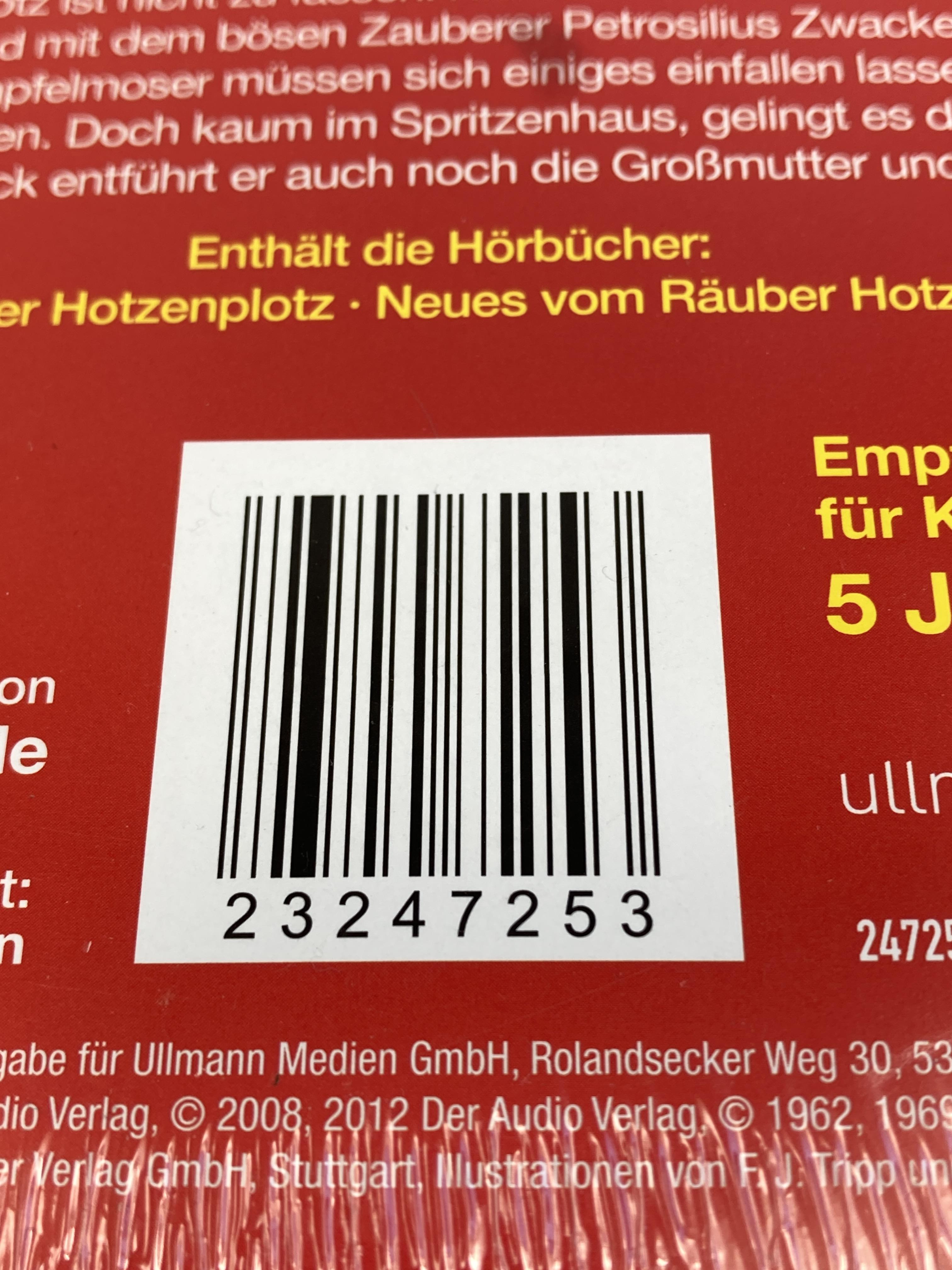 CDs Musik Spielen & Lernen Der Räuber Hotzenplotz Ullmann medien Label Image Second Hand