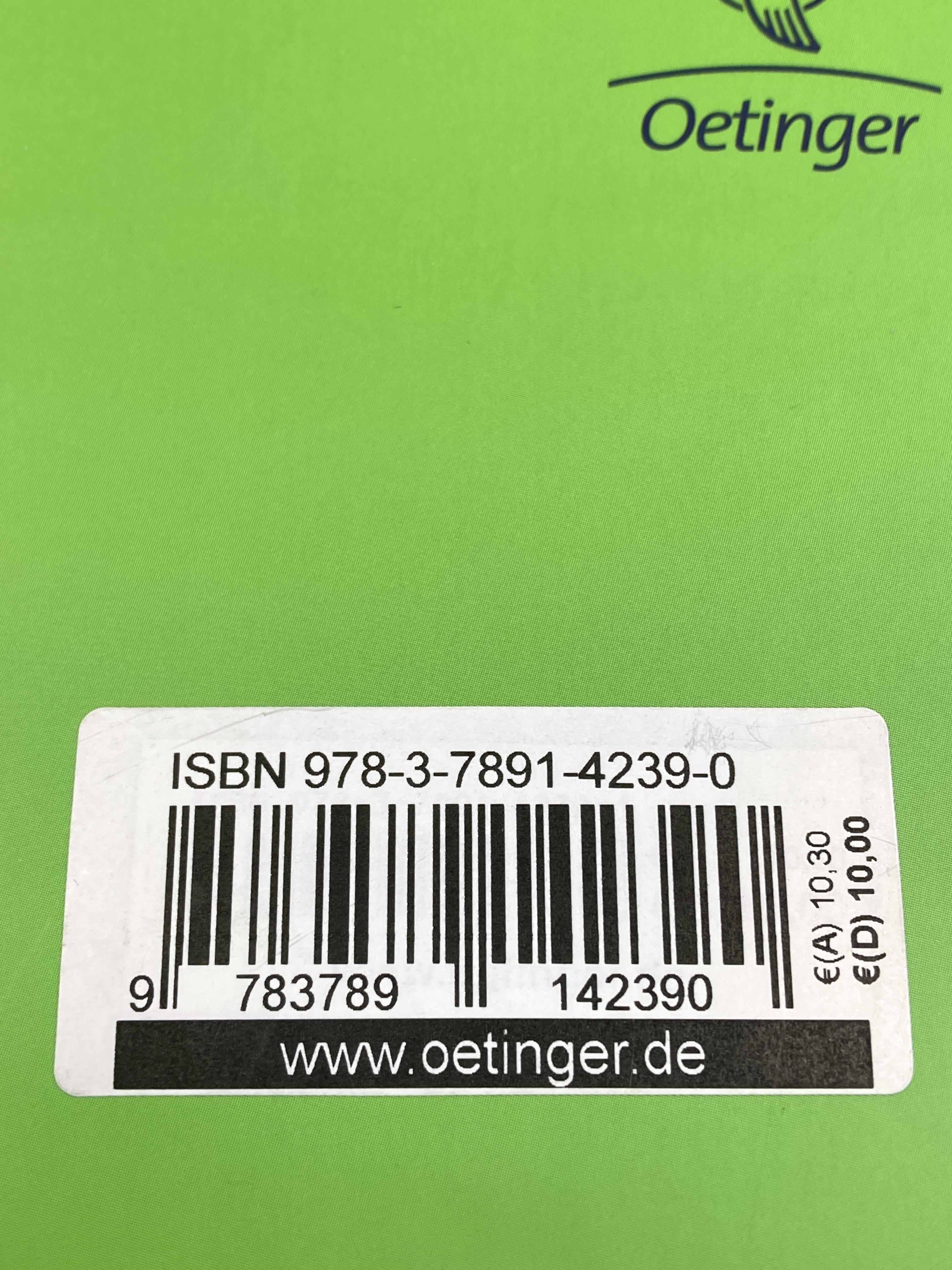 Kinderbücher Bücher Spielen & Lernen Ein Schaf fürs Leben Oetinger Label Image Second Hand