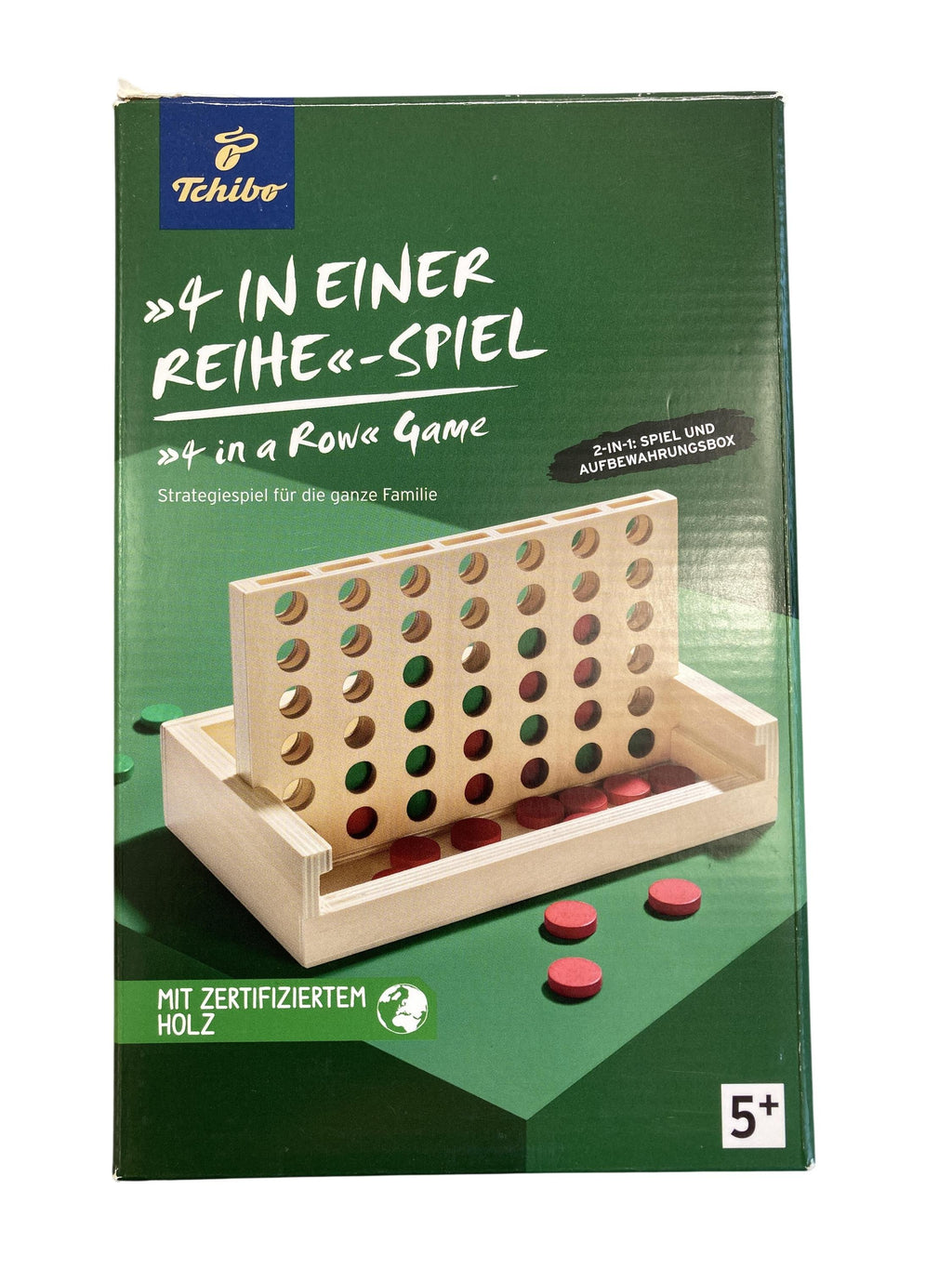 Brett- / Gesellschaftsspiele Spielen & Lernen 4 in einer Reihe Tchibo Front Image Second Hand