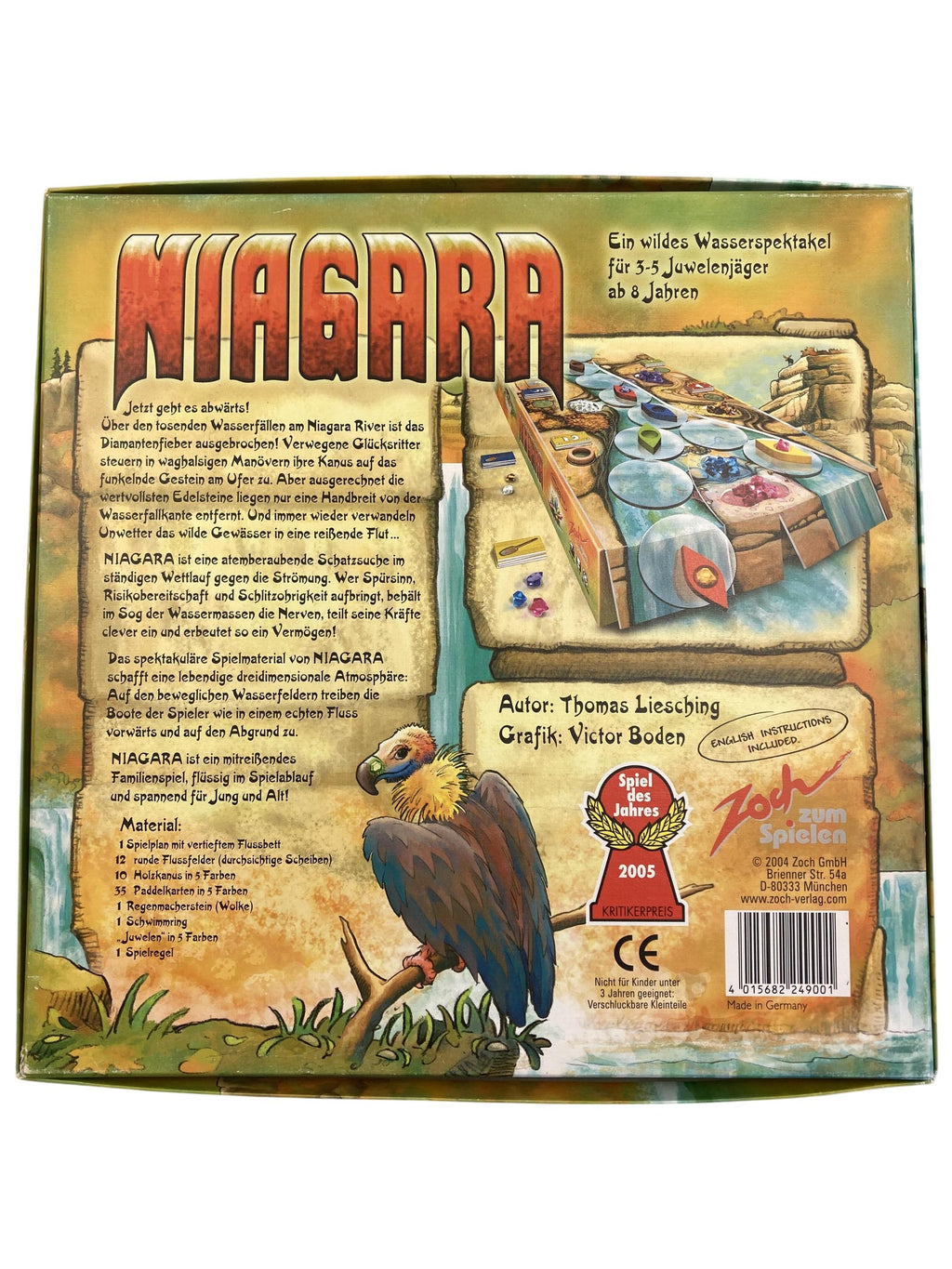 Brettspiele Brett- / Gesellschaftsspiele Spielen & Lernen Niagara Zoch zum Spielen Rear Image Second Hand