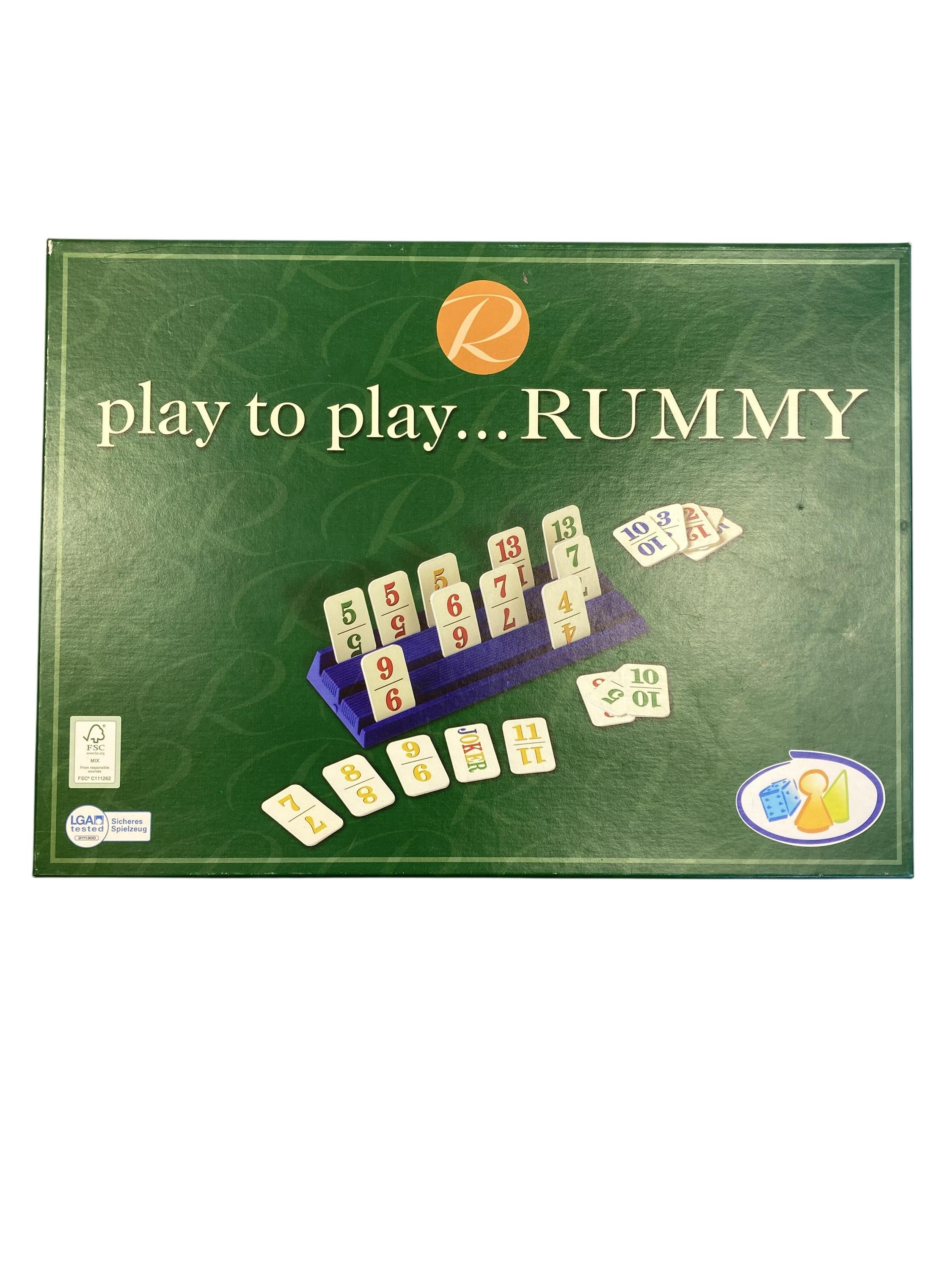 Brett- / Gesellschaftsspiele Spielen & Lernen Play to play… Rummy Innovakids  Front Image Second Hand