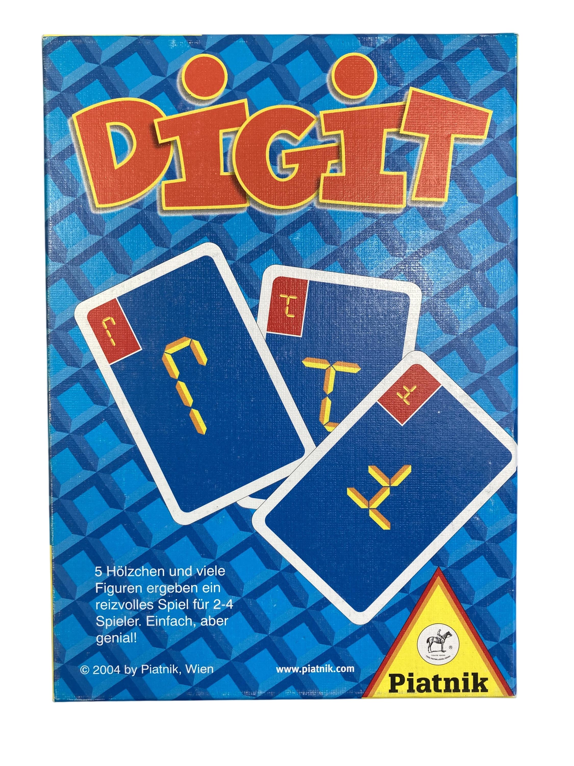Kartenspiele Brett- / Gesellschaftsspiele Spielen & Lernen Digit Piatnik Front Image Second Hand