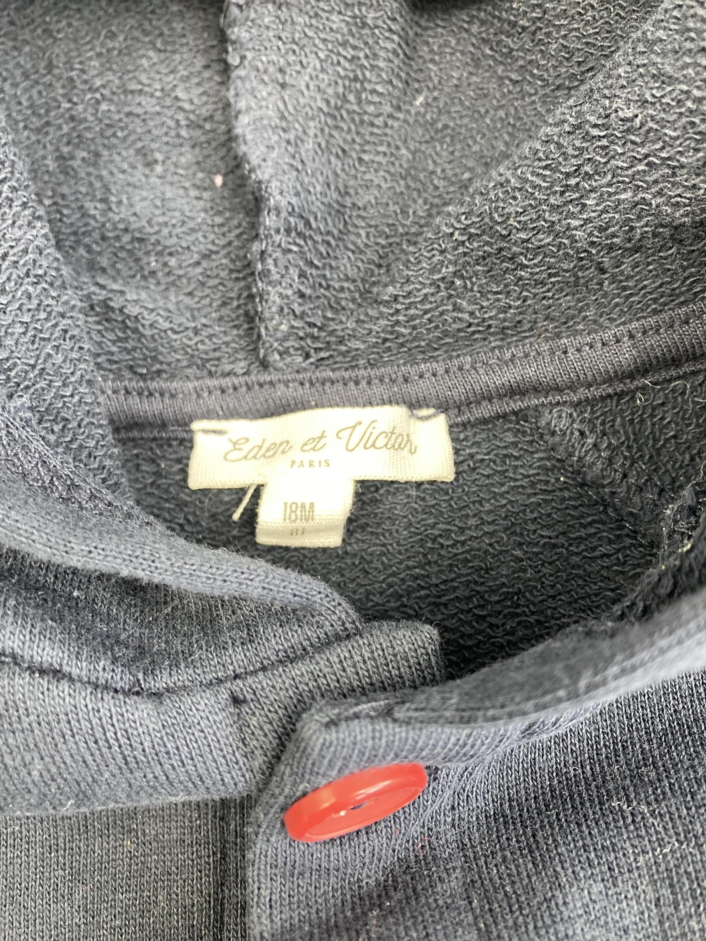 Sweatjacken Sweatshirts & Hoodies Kleidung Sweatshirtjacke Eden et Victor Label Image Second Hand