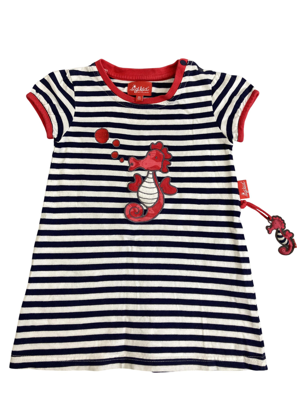 Kurzarm Kleider Kleider & Röcke Kleidung Kurzarm Kleid Sigikid Front Image Second Hand