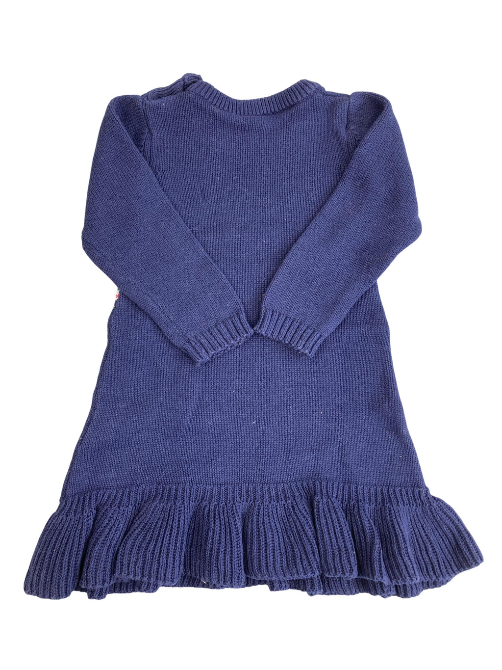 Lanarmkleider Kleider Kleider & Röcke Kleidung Strickkleid langarm Blue Seven  Rear Image Second Hand