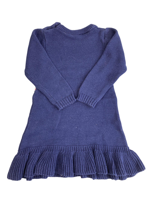 Lanarmkleider Kleider Kleider & Röcke Kleidung Strickkleid langarm Blue Seven  Rear Image Second Hand
