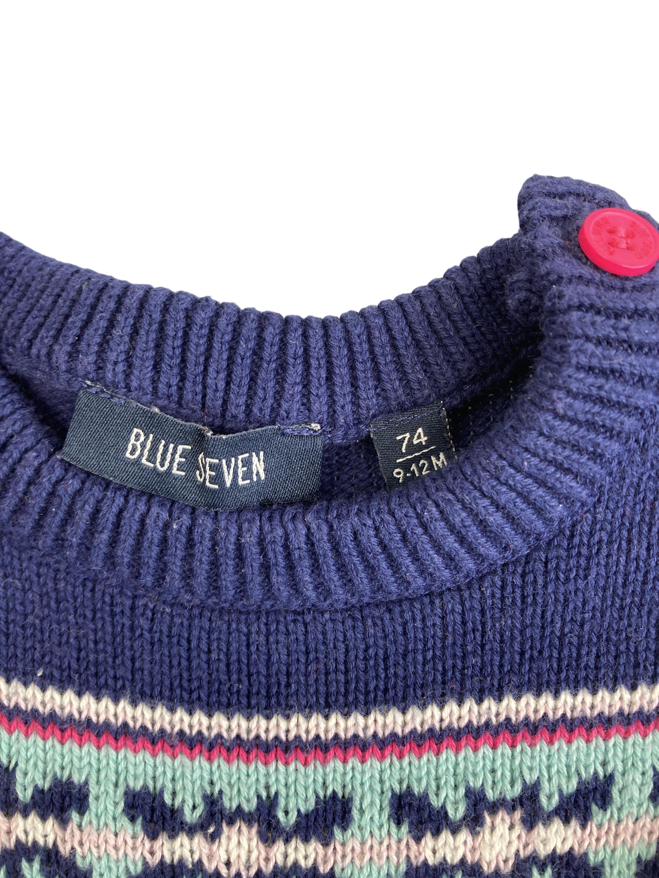 Lanarmkleider Kleider Kleider & Röcke Kleidung Strickkleid langarm Blue Seven  Label Image Second Hand