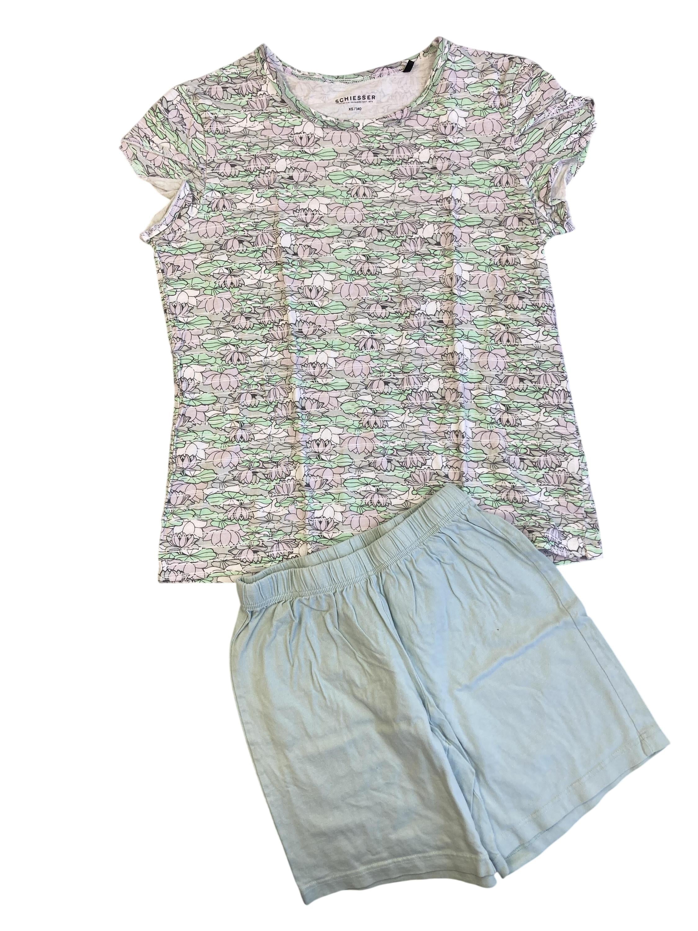 Schlafanzüge zweiteilig Schlafanzüge Kleidung Schlafanzug Kurzarm - 2teilig Schiesser Front Image Second Hand