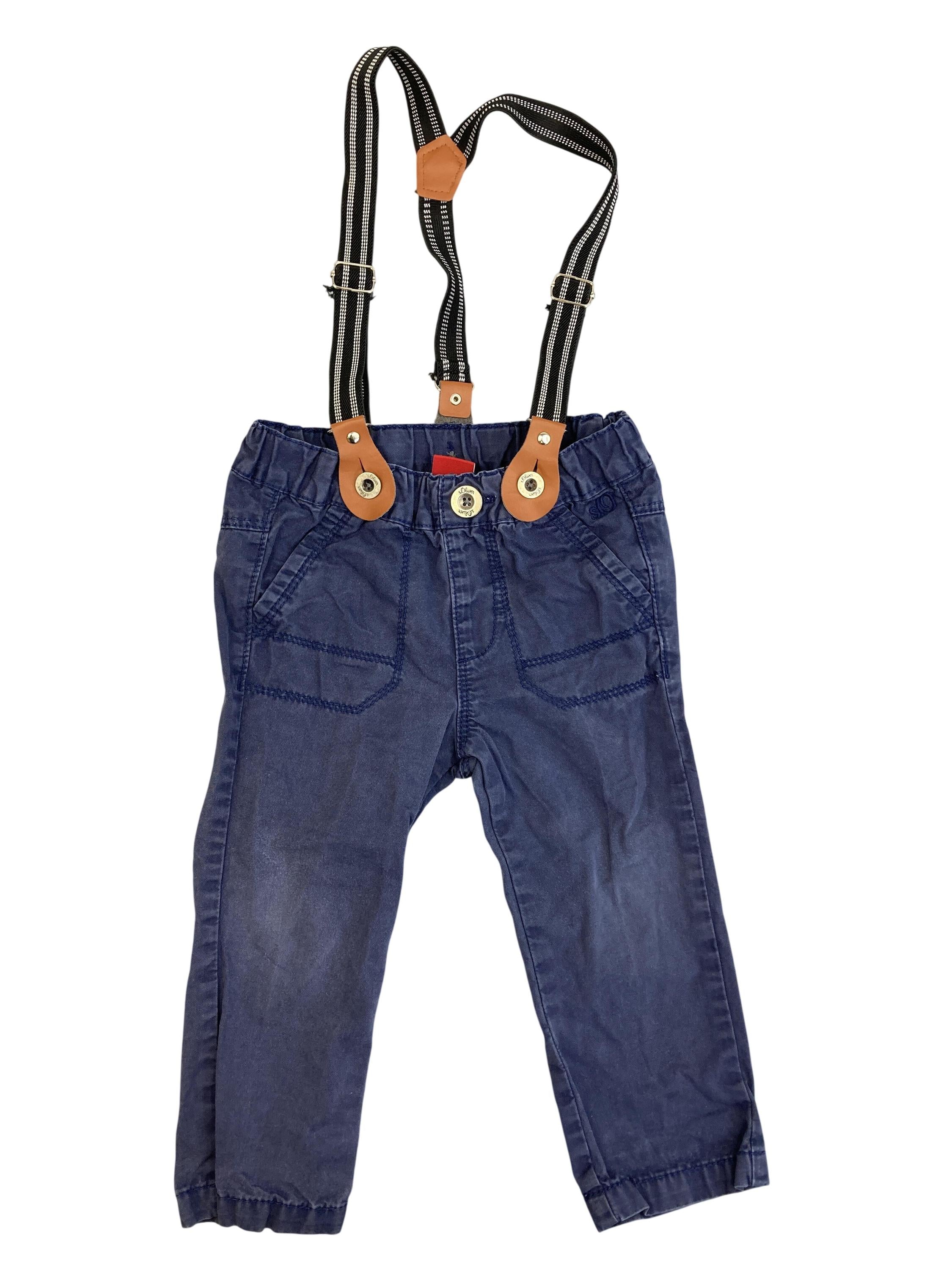 Latzhosen Hosen & Jeans Kleidung Latzhose s.Oliver Front Image Second Hand