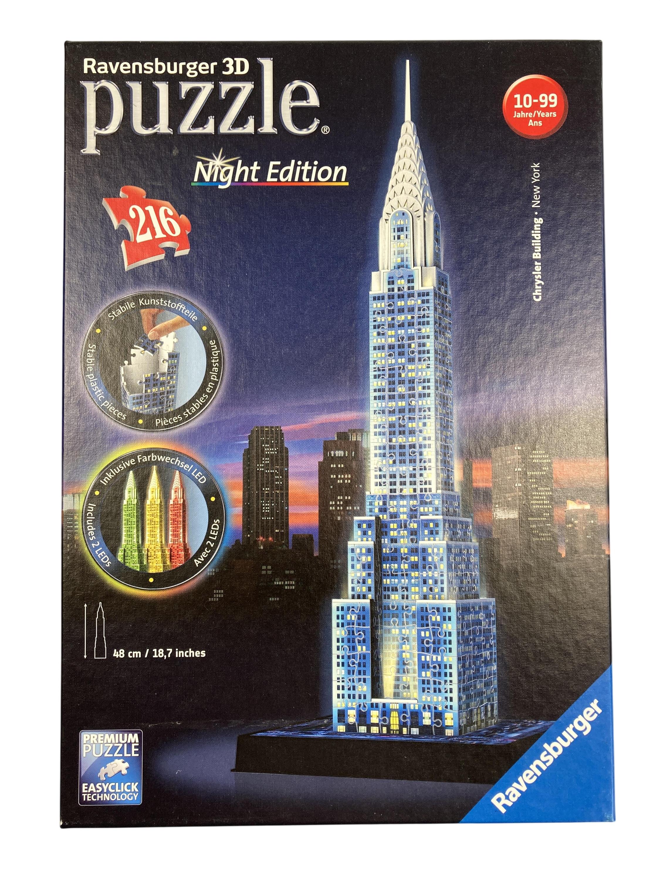 Puzzles Puzzles Spielen & Lernen 3D-Puzzle Night Edition Ravensburger Front Image Second Hand