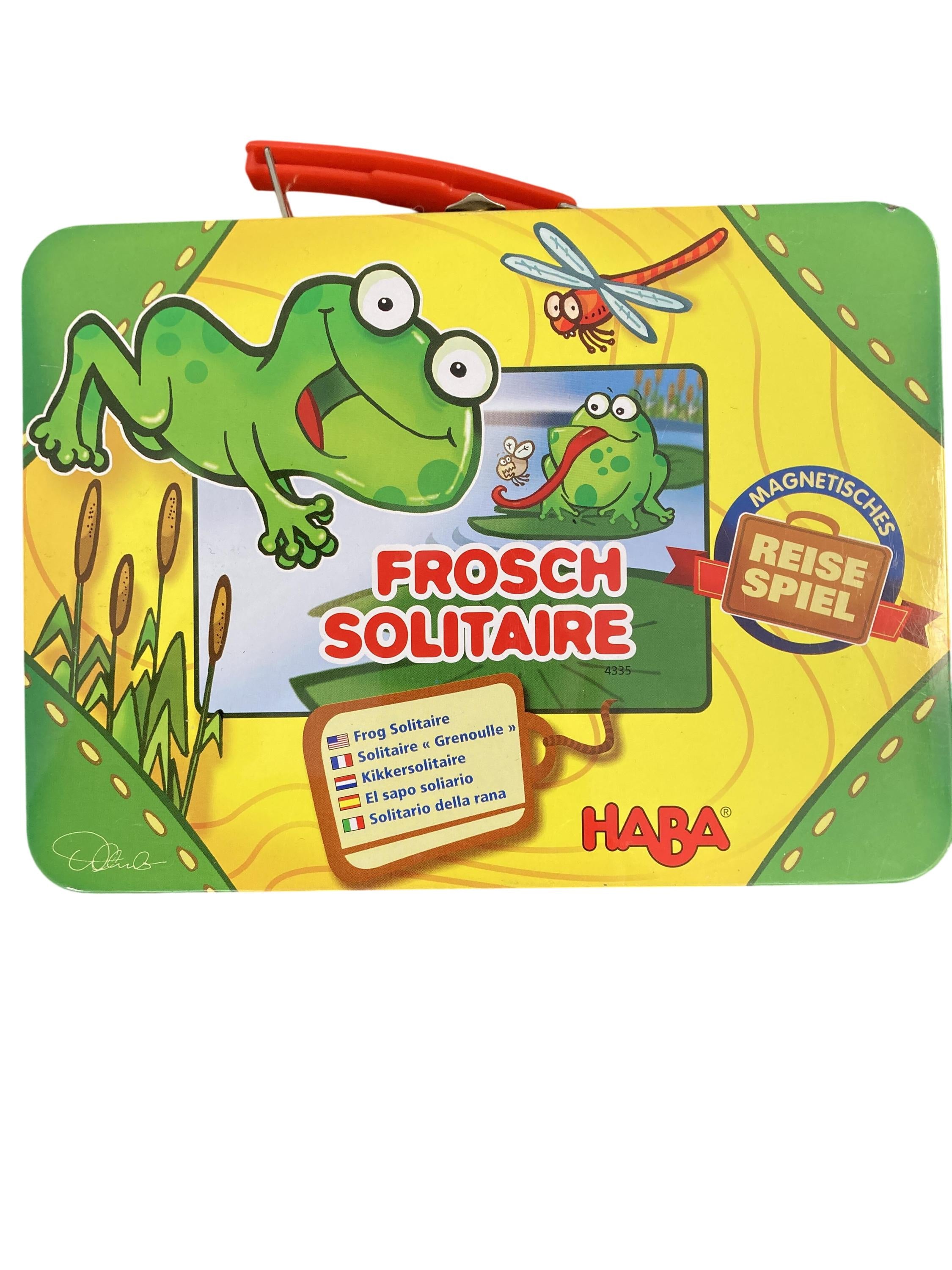 Brett- / Gesellschaftsspiele Spielen & Lernen Frosch Solitaire - Reisespiel Haba Front Image Second Hand