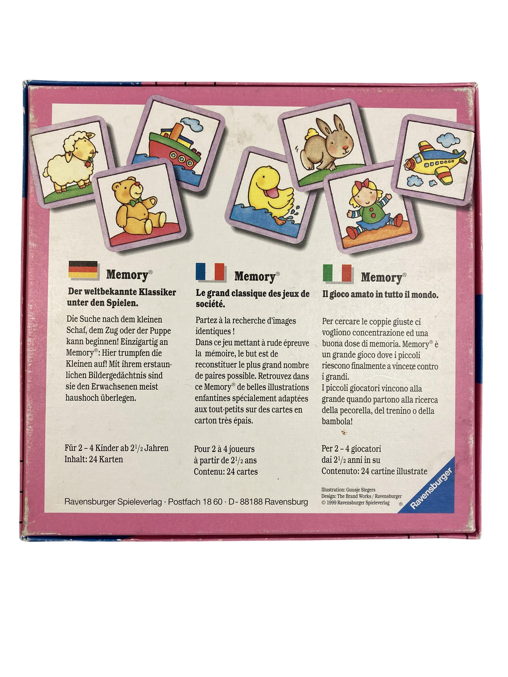 Memorys Brettspiele Spielen & Lernen Mein erstes Memory Ravensburger Rear Image Second Hand