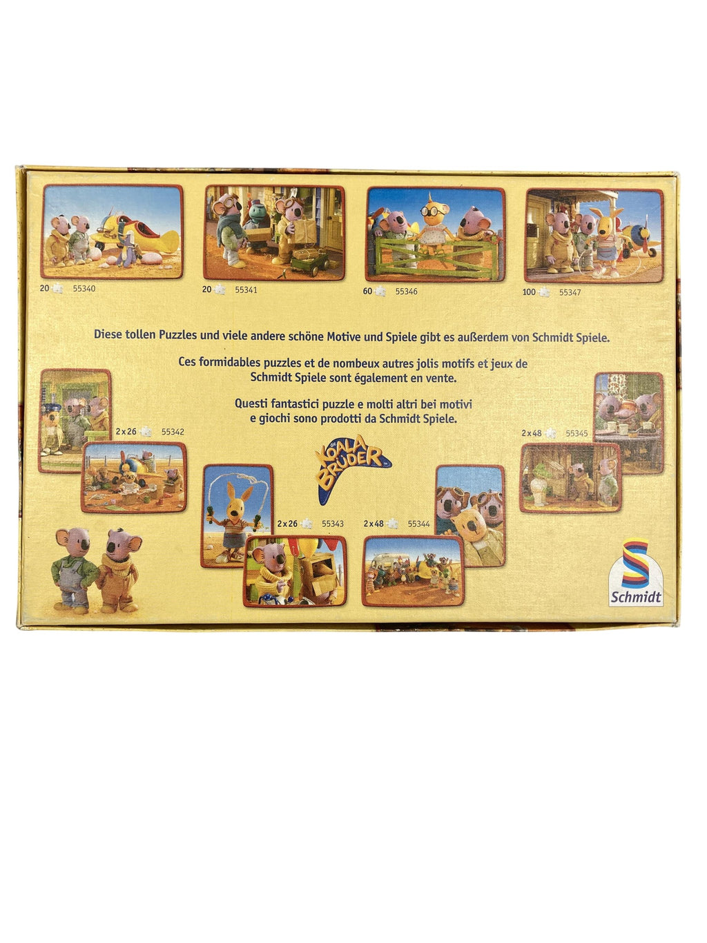 Puzzles Puzzles Spielen & Lernen Die Koalabrüder Schmidt   Rear Image Second Hand